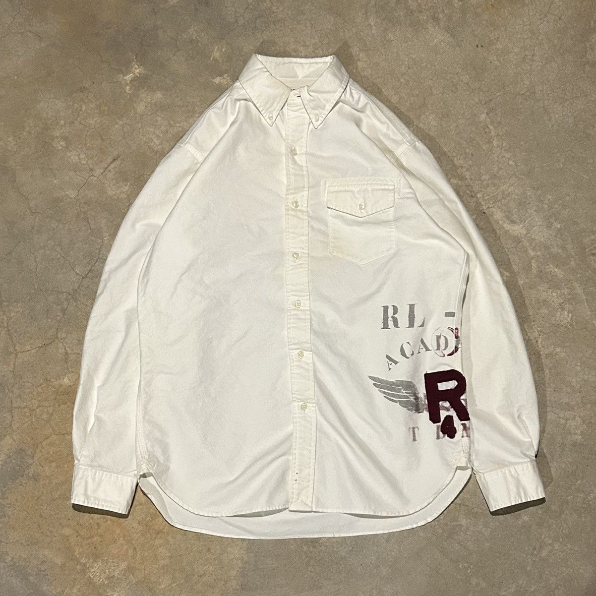 Polo Ralph Lauren × Ralph Lauren × Vintage Vintage 2000s Polo Ralph Lauren RL Academy Button Up Shirt Size US M / EU 48-50 / 2 - 1 Thumbnail