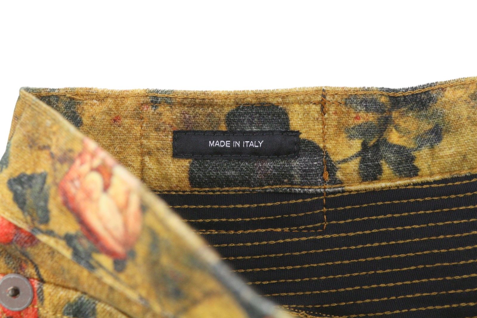 R13 SLOUCH MOTOCROSS 27 Antique Floral Velveteen PF25 86541 Size 27" / US 4 / IT 40 - 8 Thumbnail