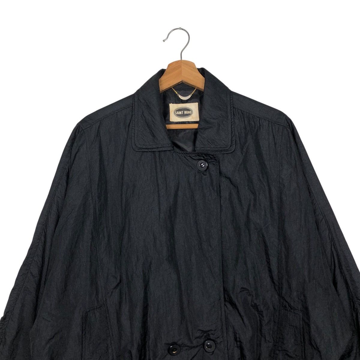 Designer 📌Rich Black - Vintage Fly Jacket Oversized Saint Road Japan Size US M / EU 48-50 / 2 - 4 Thumbnail