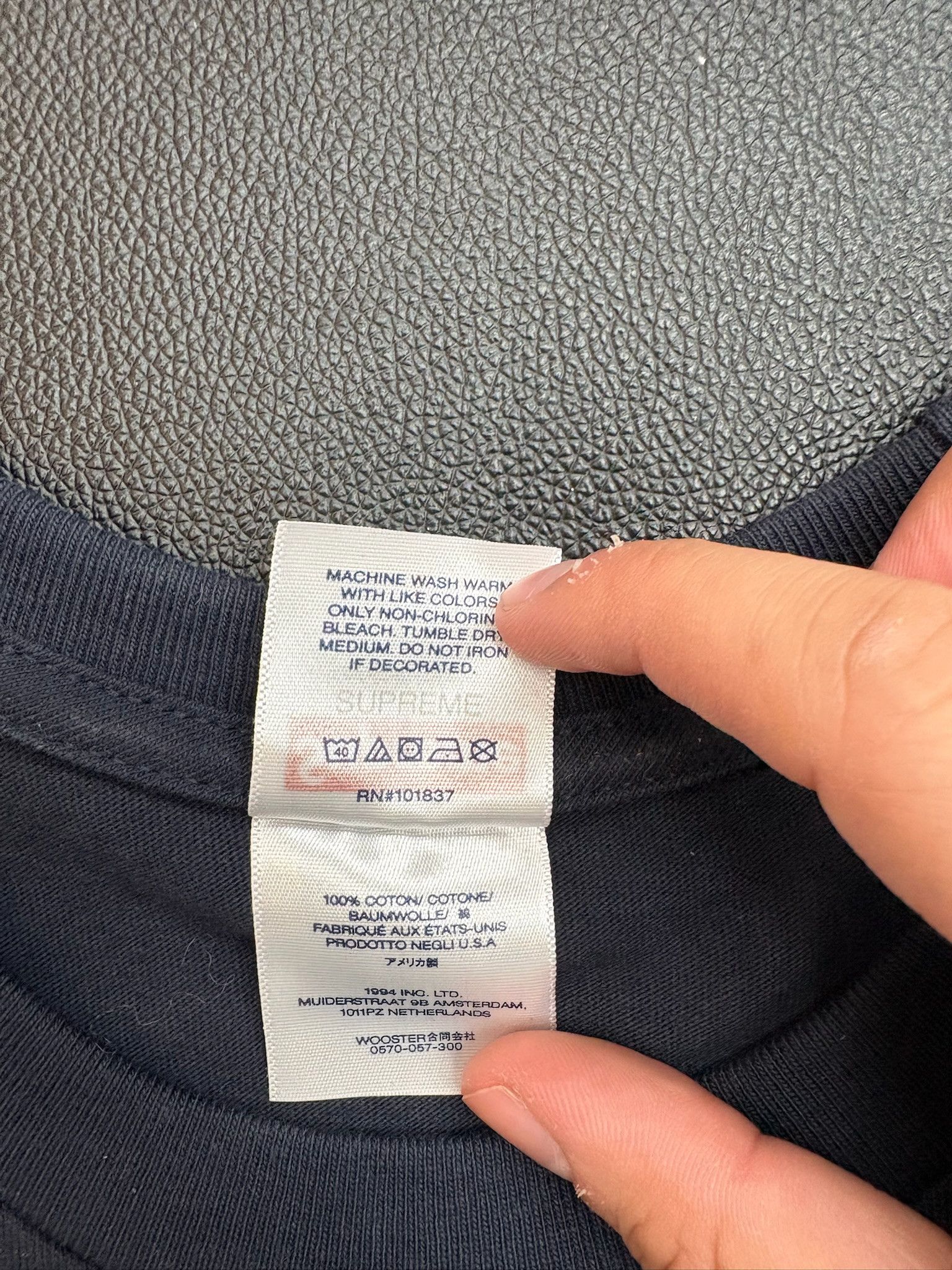 Supreme Supreme "NBA Youngboy" Tee (Navy) Size US L / EU 52-54 / 3 - 4 Thumbnail