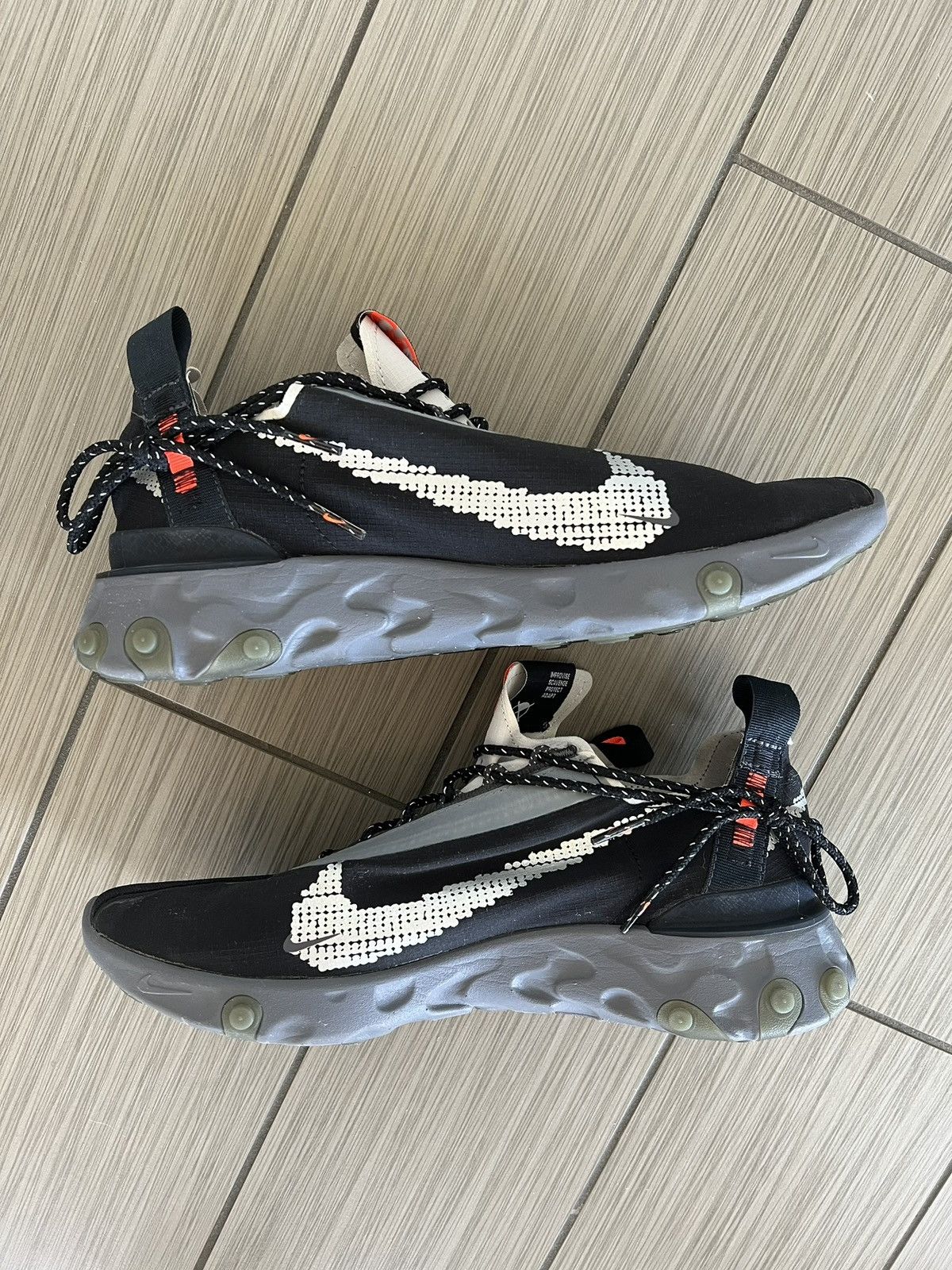 Nike Nike React Runner WR ISPA Black Size US 9.5 / EU 42-43 - 3 Thumbnail