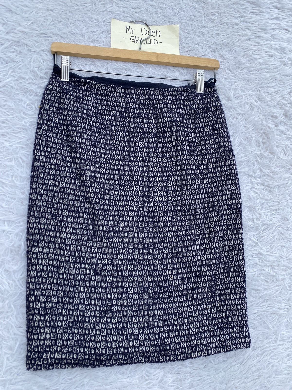 Jil Sander Rare Vintage JIL SANDER Knitted Skirt Size 27" / US 4 / IT 40 - 5 Thumbnail