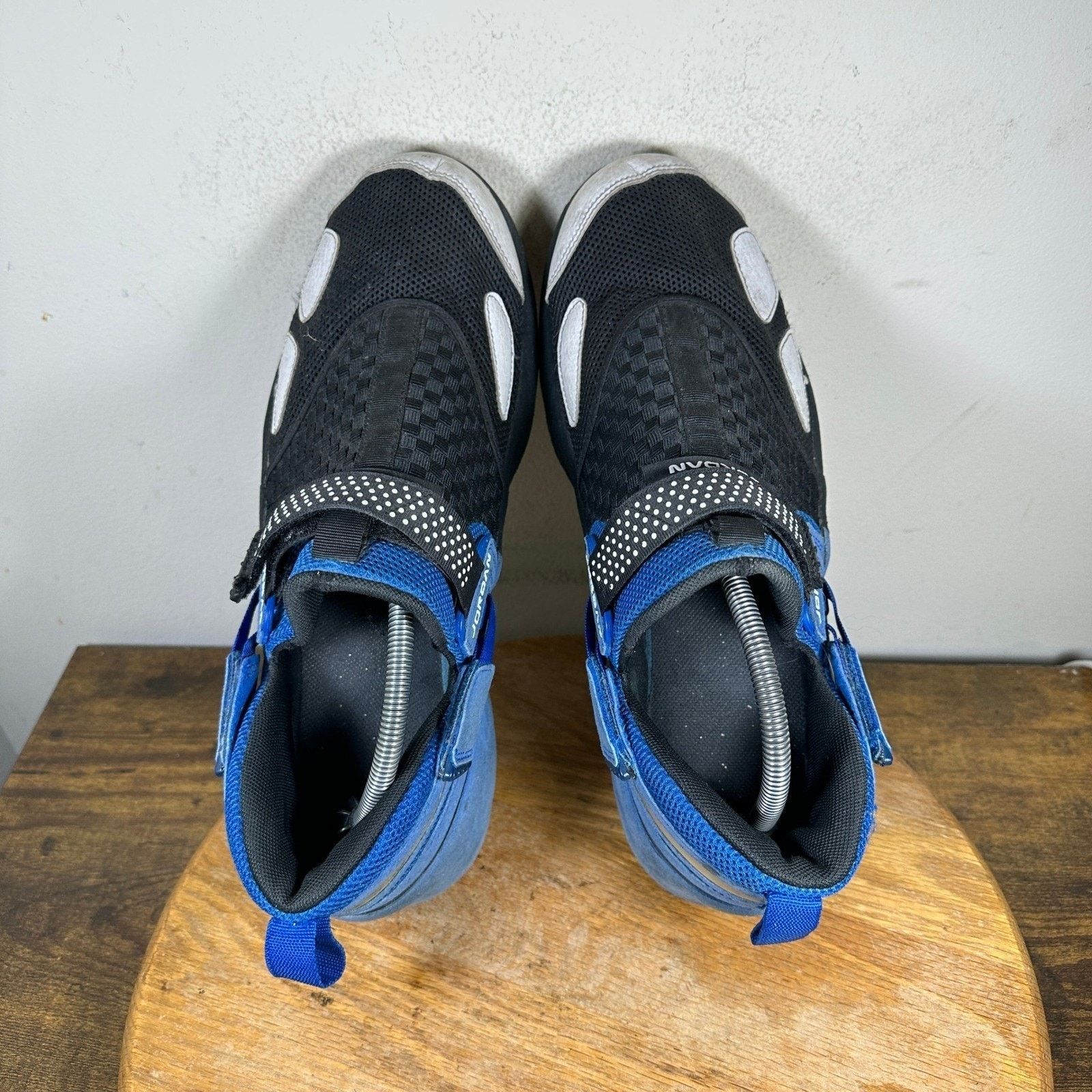 Nike Jordan Boys Size 12 Black Blue Slip On 905222-007 Size US 12 / EU 45 - 3 Thumbnail