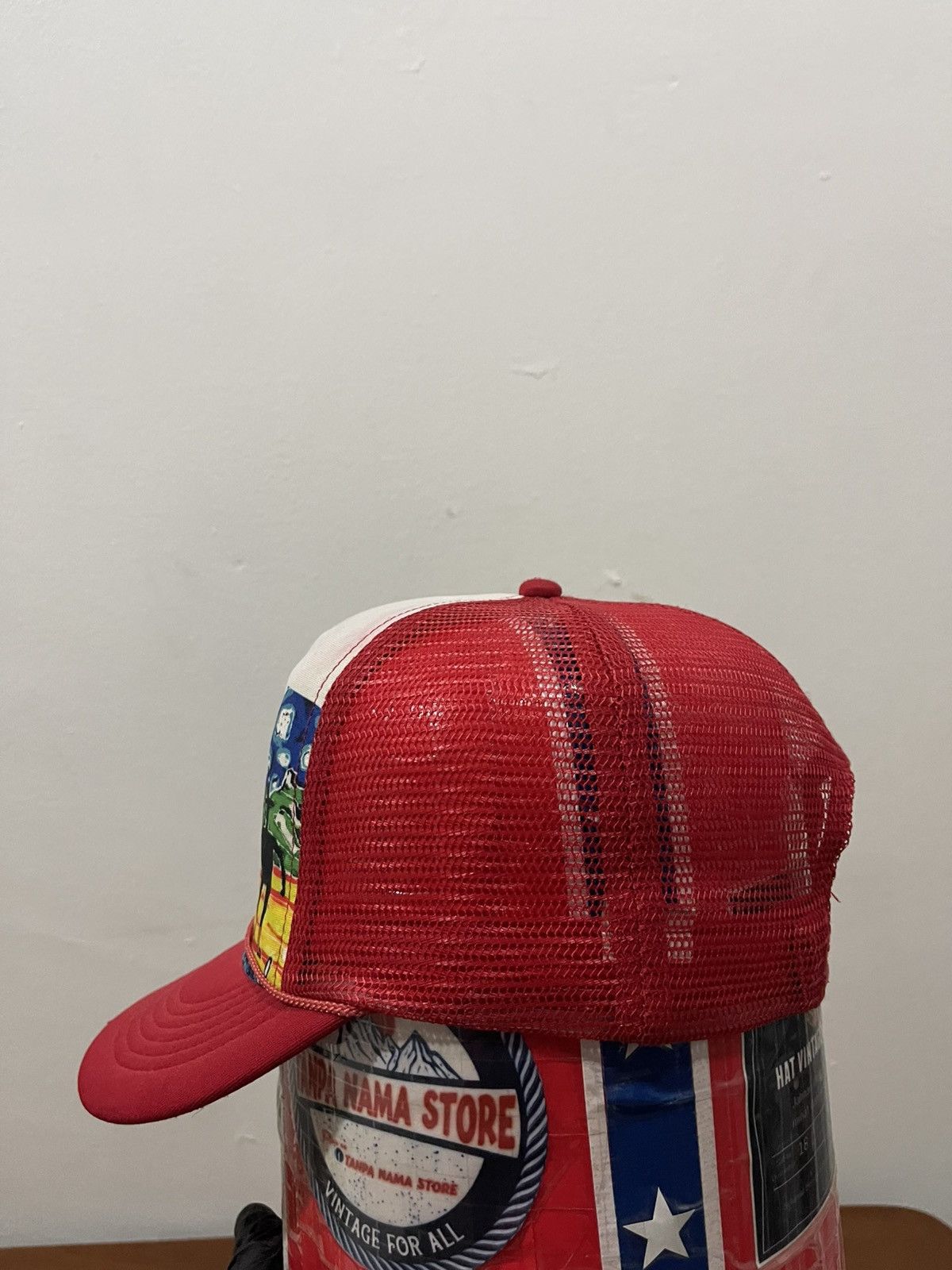 Japanese Brand Art Design Truker Cap Hat Size ONE SIZE - 3 Thumbnail