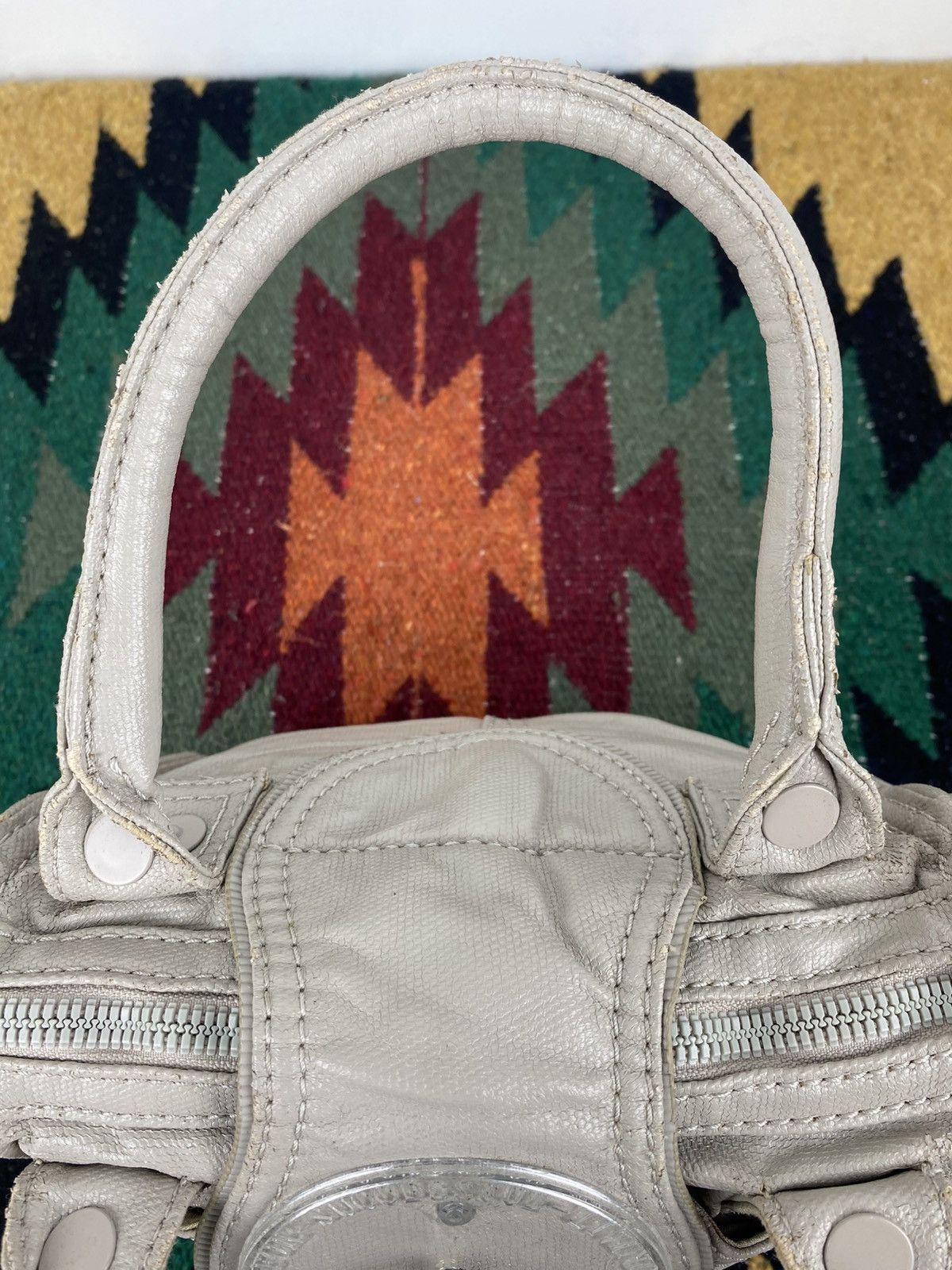 Diesel Y2K 2000's Diesel Genuine Leather Handle Bag Size ONE SIZE - 13 Thumbnail