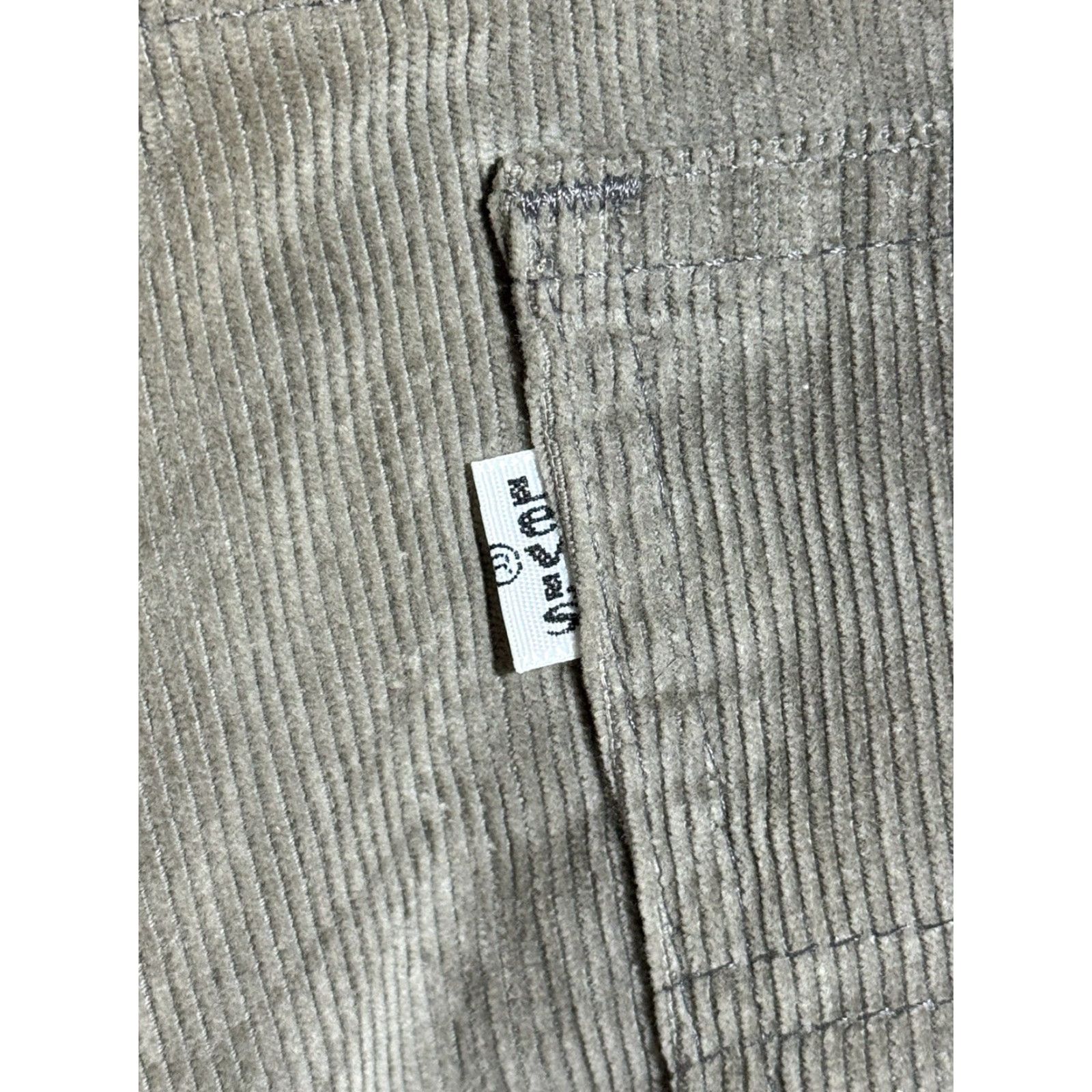 Levi's VINTAGE Levi’s 517 Gray Corduroy Bootcut Pants Regular 34W 31.75L Mens Jeans Size US 34 / EU 50 - 3 Thumbnail