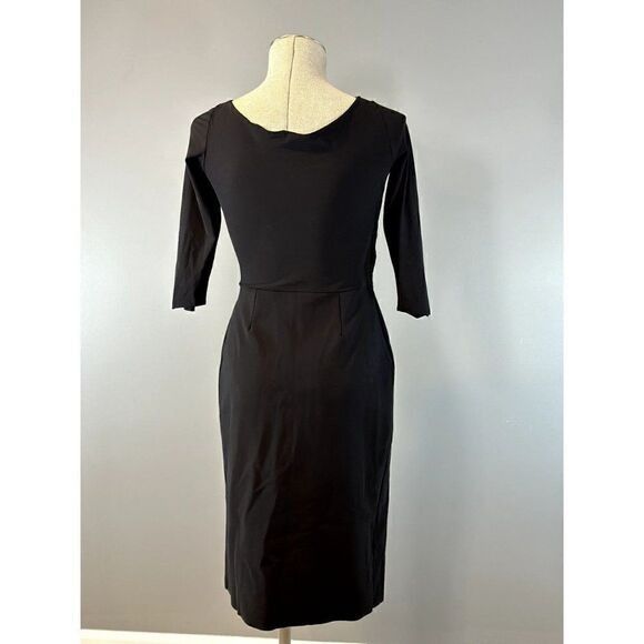 Chiara Boni Chiara Boni La Petite Robe Snake Embossed Print Dress in Bla Size M / US 6-8 / IT 42-44 - 3 Thumbnail