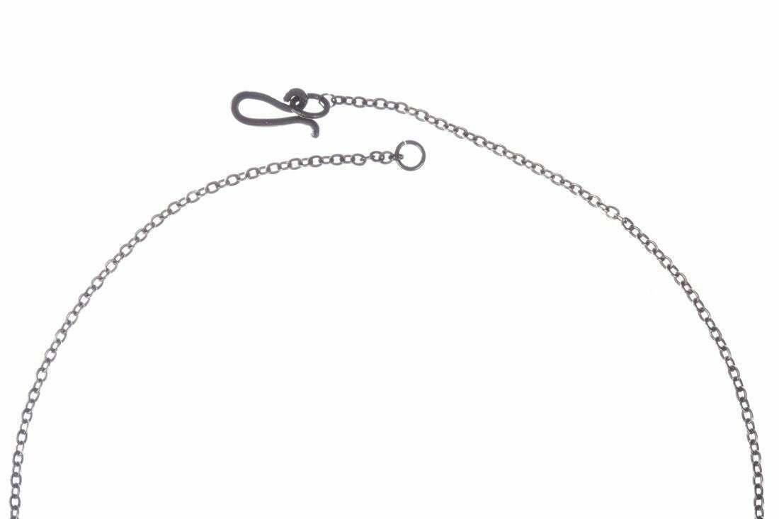 Handmade Art Deco Sterling Silver Etched Vial Necklace Size ONE SIZE - 4 Thumbnail