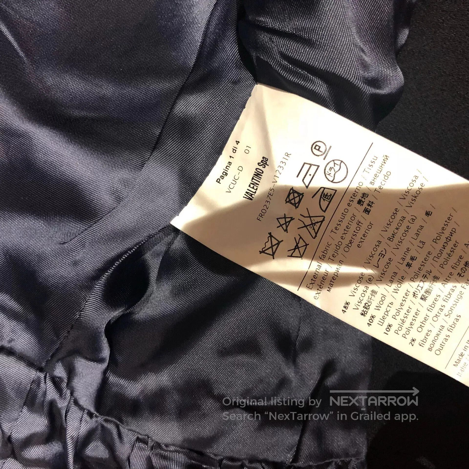 Valentino Red Valentino Black Coat Small Size. Size US XS / EU 42 / 0 - 4 Thumbnail