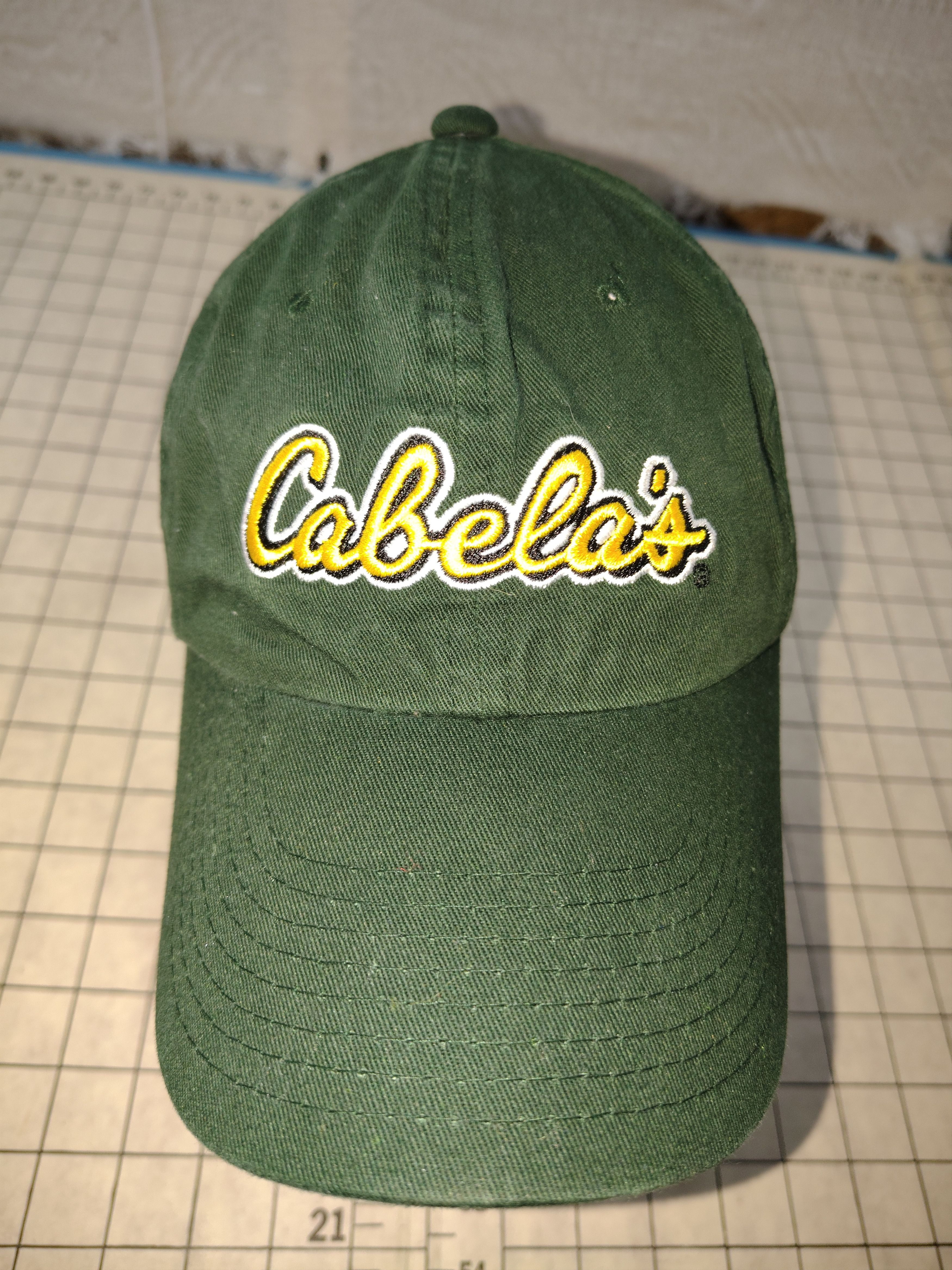 Cabelas Men's Vintage 90's Green Cabela's Adjustable Hat Size ONE SIZE - 1 Thumbnail