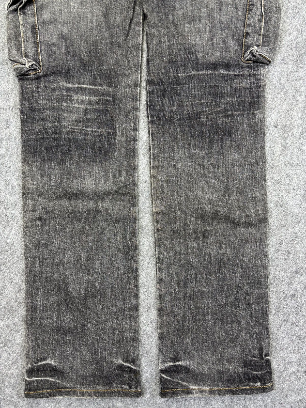 Japanese Brand 💥Multipockets💥GLOBAL WORK 3D 8 Pockets Cargo Jeans F989 Size US 31 - 9 Thumbnail