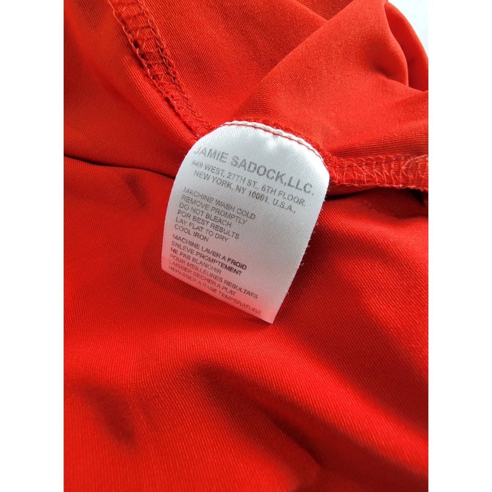 Vintage Jamie Sadock Womens Golf Shirt Medium Red 1/4 Zip Preppy Performance Activewear Shirt Women Red Golf 1/4 Zip Pullover Mock Neck Long Sleeve Striped? Size M / US 6-8 / IT 42-44 - 6 Thumbnail