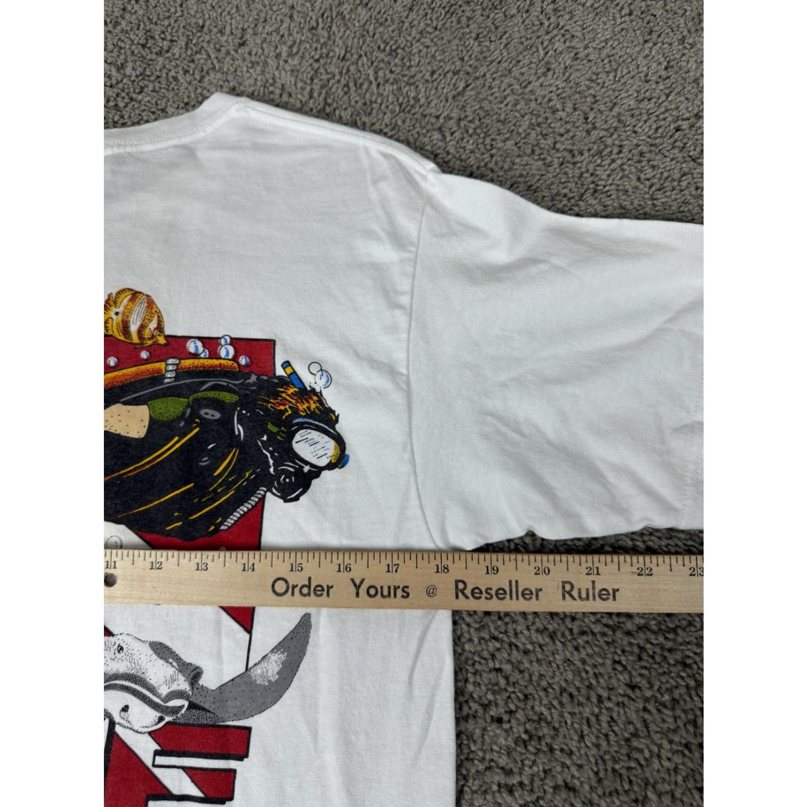 Vintage VINTAGE Cozumel Mexico Scuba Diving Shirt Mens M Ocean Dive Ocean Flag Tee Size US M / EU 48-50 / 2 - 5 Thumbnail