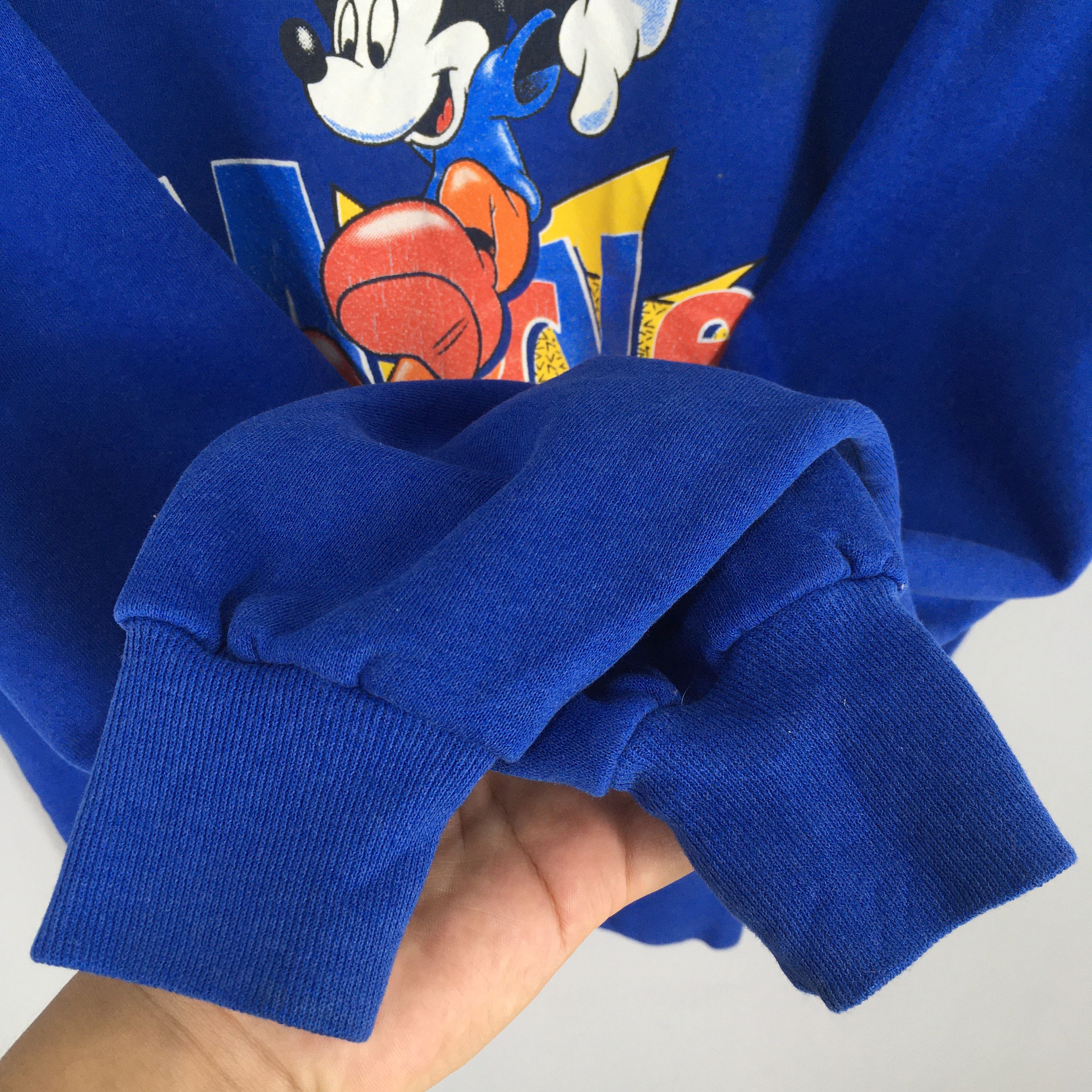 Cartoon Network Vintage Mickey Mouse Blue Sweatshirt XLarge Size US XL / EU 56 / 4 - 4 Thumbnail