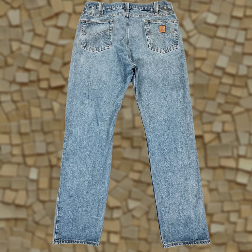 Carhartt Carhartt Mens Jeans Blue W38 L34 Relaxed Straight Denim B480 DVB Jeans Boys? Size US 38 / EU 54 - 1 Thumbnail
