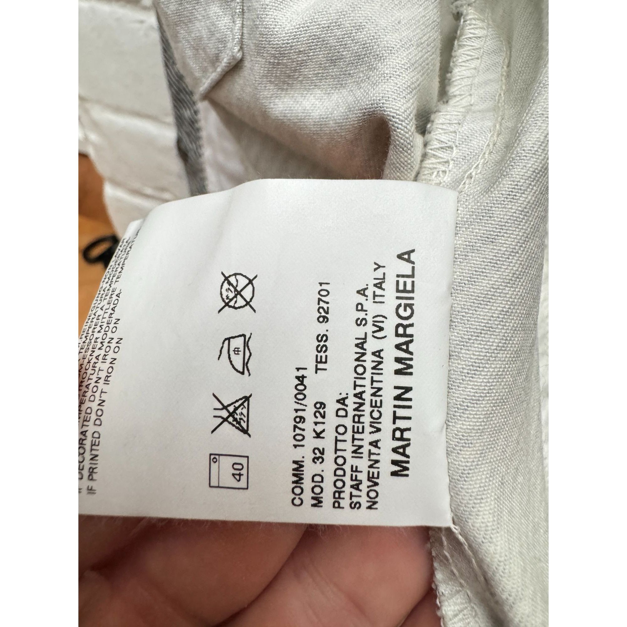 Maison Margiela SS 2004 Vintage Grey Cotton Jacket Size M / US 6-8 / IT 42-44 - 6 Thumbnail