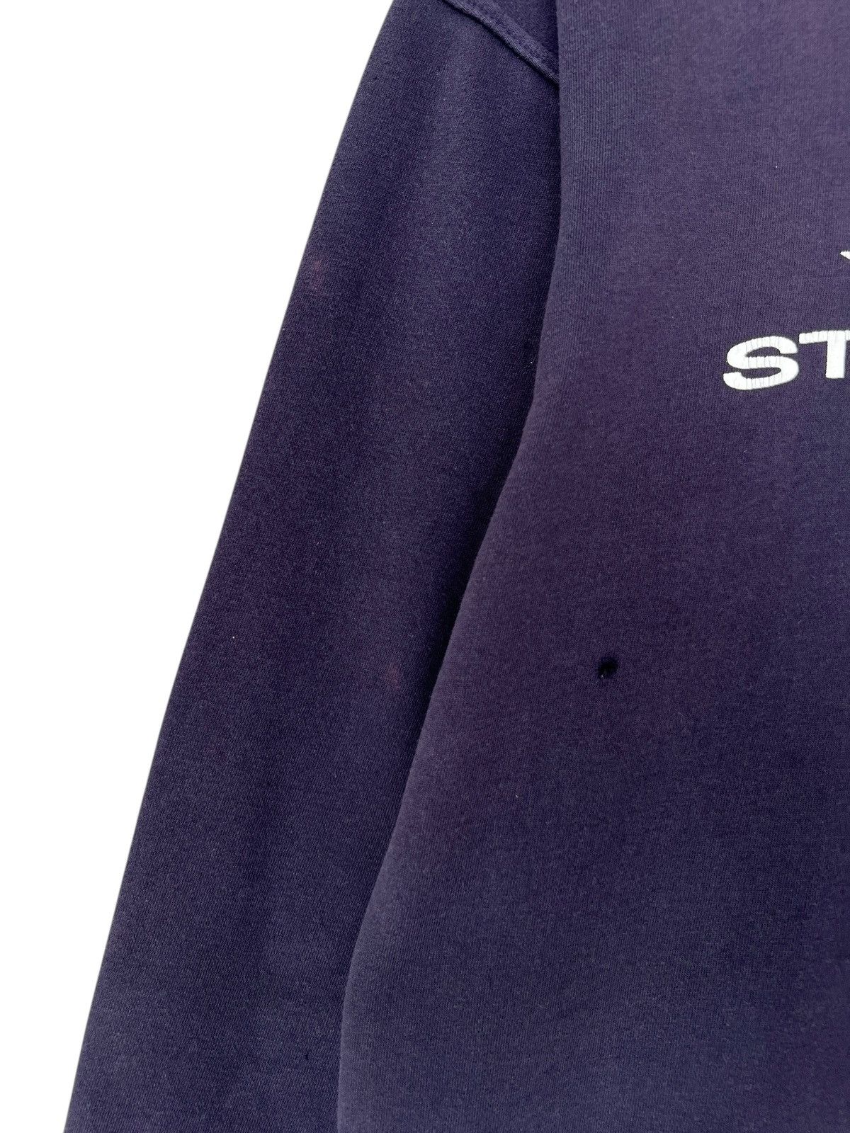 Stussy Rare🔥 Vintage 90s Stussy Star Sunfaded Distressed Sweatshirt Size US M / EU 48-50 / 2 - 7 Thumbnail