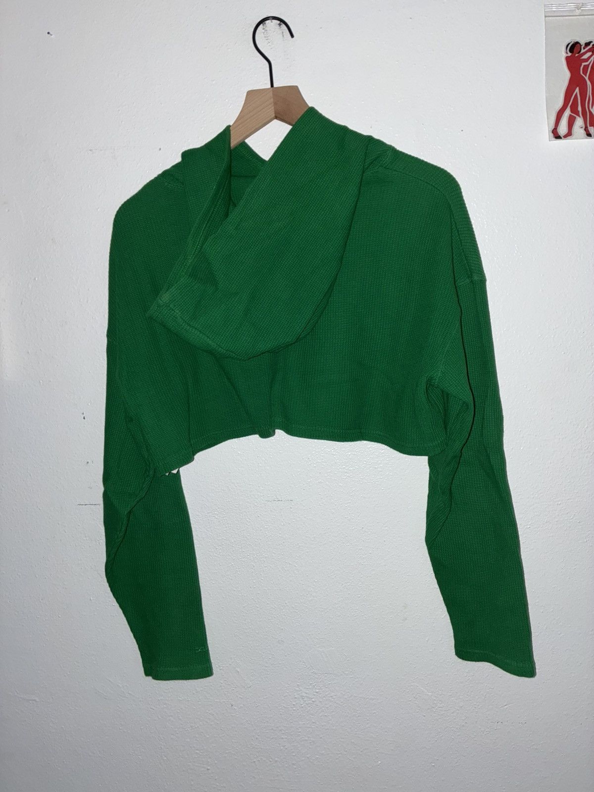 X-Girl Waffle thermal cropped x girl hoodie Size S / US 4 / IT 40 - 3 Thumbnail