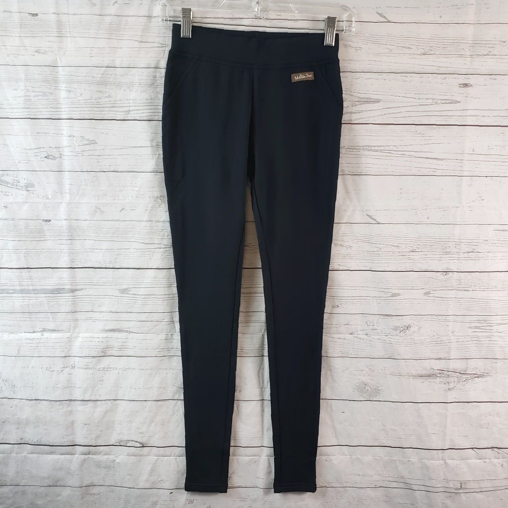 Vintage Matilda Jane Womens Leggings XS Black Mid Rise Cotton Blend Leggings Womens XS Black Matilda Jane Size 26" / US 2 / IT 38 - 2 Thumbnail