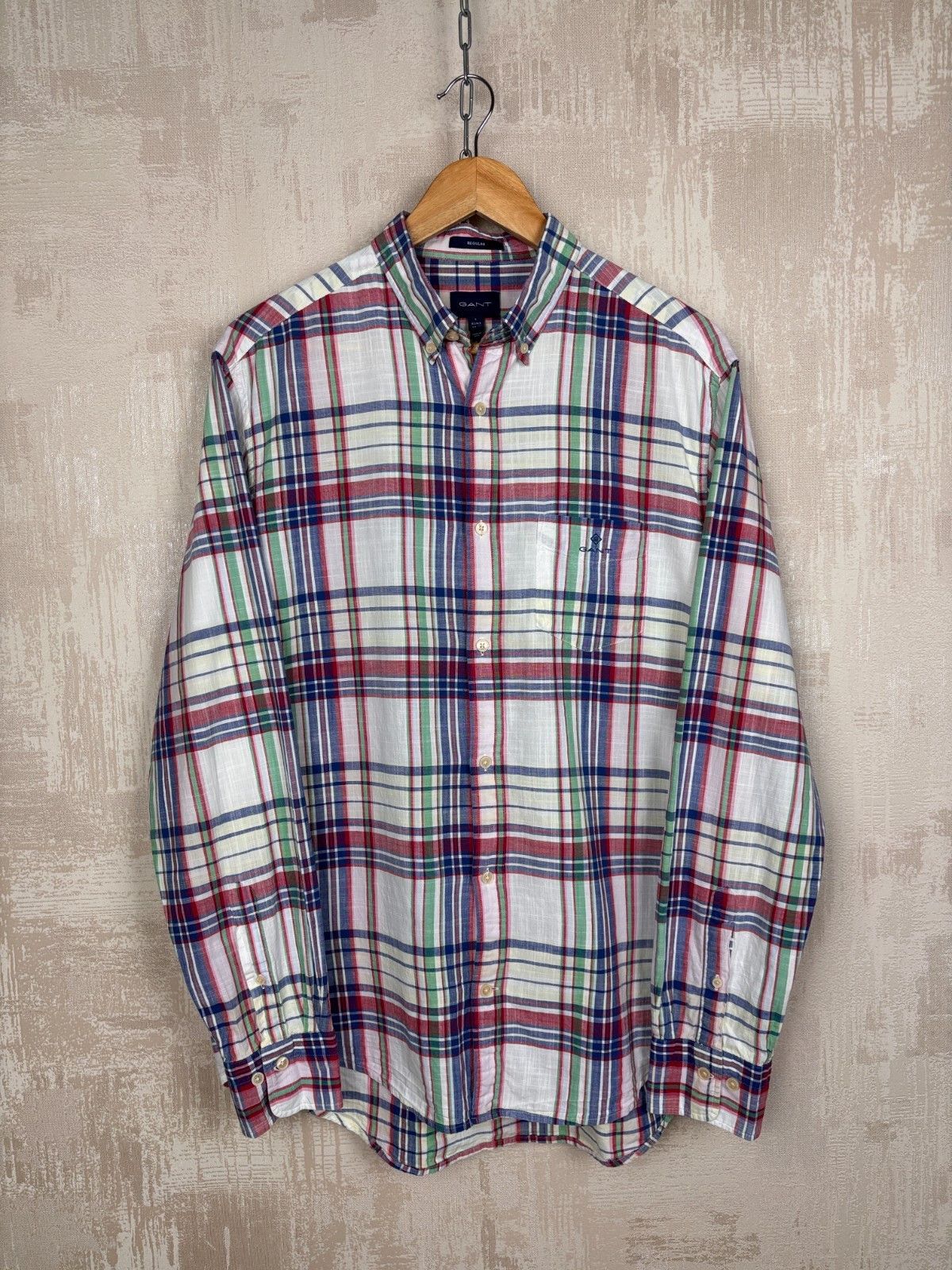 Gant Gant Check Long Sleeve Shirt Button Up Cotton Size US L / EU 52-54 / 3 - 8 Thumbnail