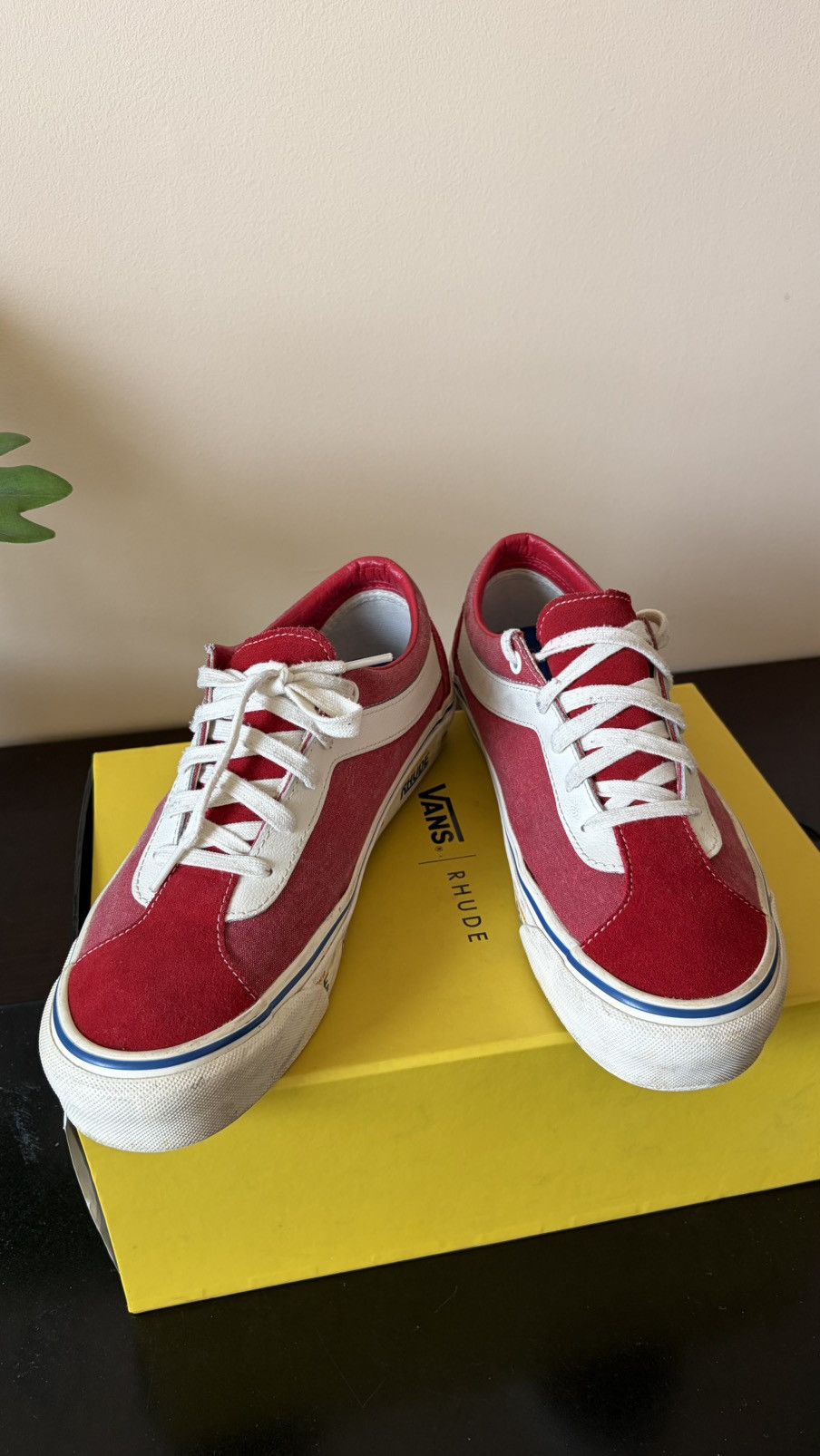 Rhude × Vans Vans x Rhude Bold Ni Sneakers – Racing Red – Size 9 Size US 9 / EU 42 - 2 Thumbnail
