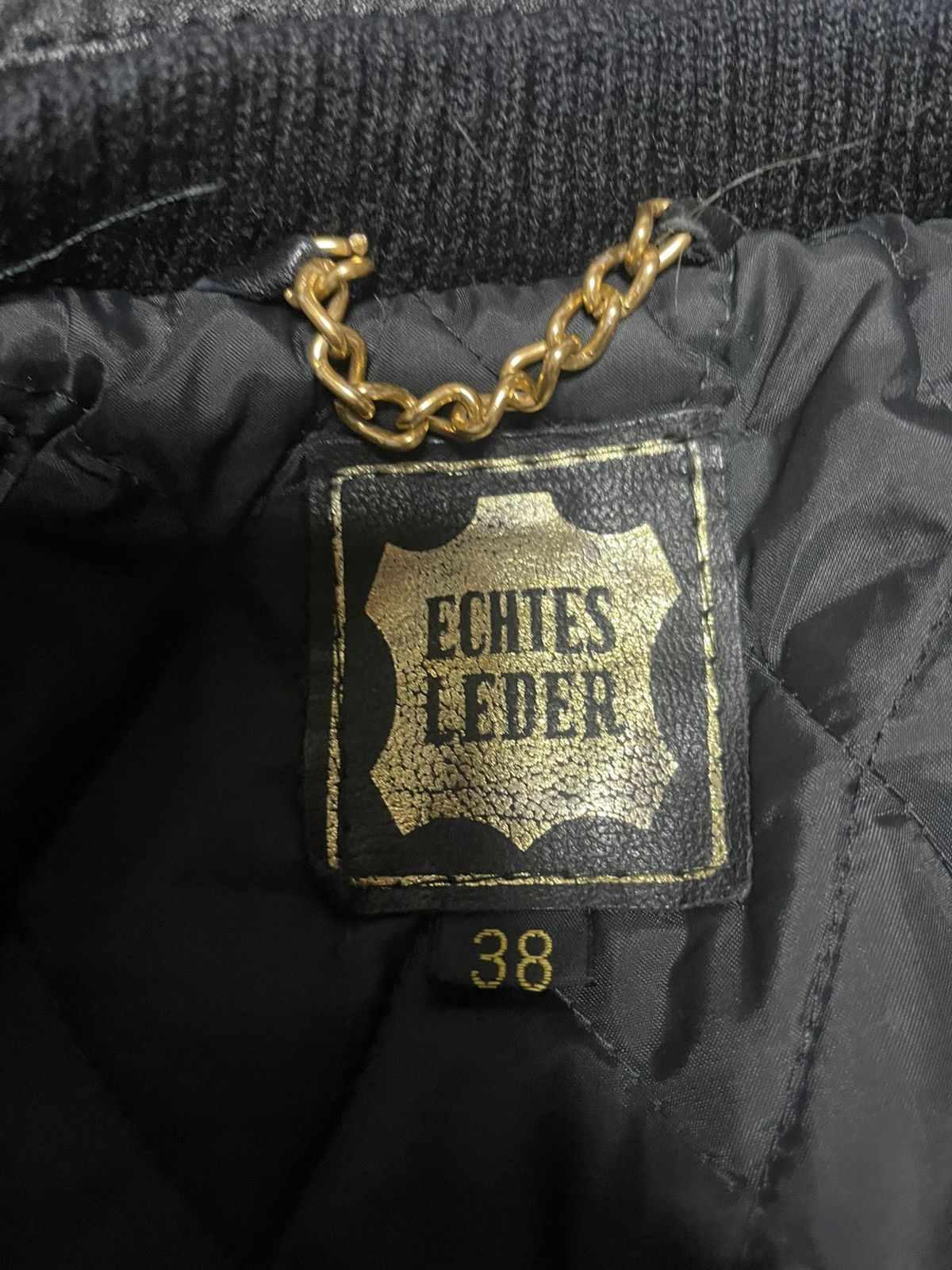 Vintage ECHTES LEDER VINTAGE BIKER LEATHER JACKET SIZE 38 Size XS / US 0-2 / IT 36-38 - 15 Thumbnail