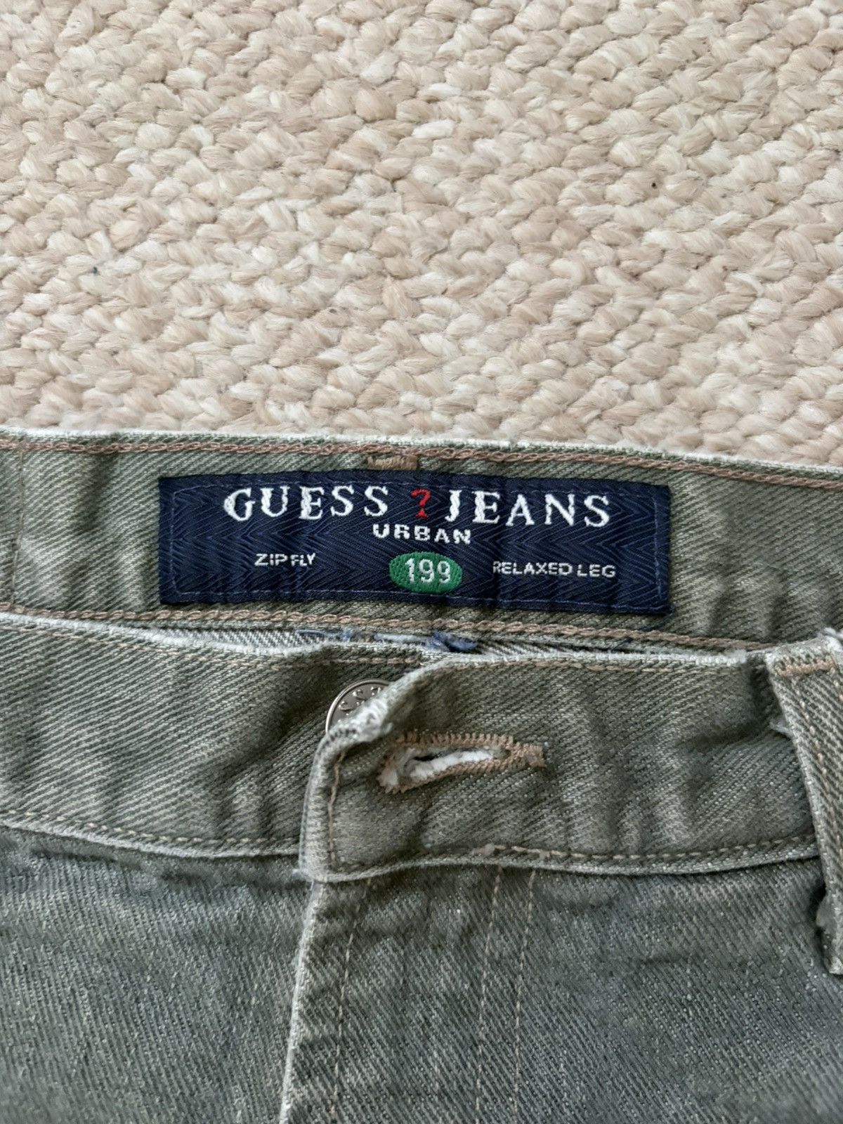 Guess Vintage 90s Guess Relaxed Fit Denim Jeans Size US 32 / EU 48 - 4 Thumbnail