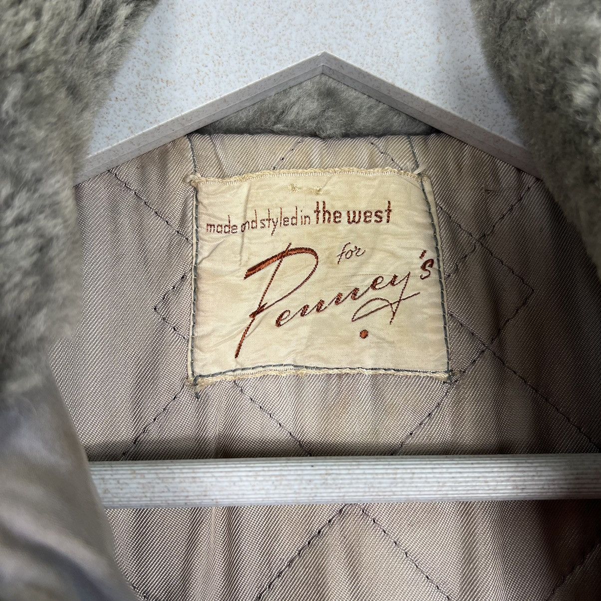 JCPenney 🔥 50s VINTAGE PENNEYS BOMBER JACKET CROWN ZIPPER Size US S / EU 44-46 / 1 - 14 Thumbnail