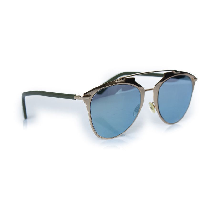 Dior Dior, reflected aviator sunglasses in gold Size ONE SIZE - 3 Thumbnail