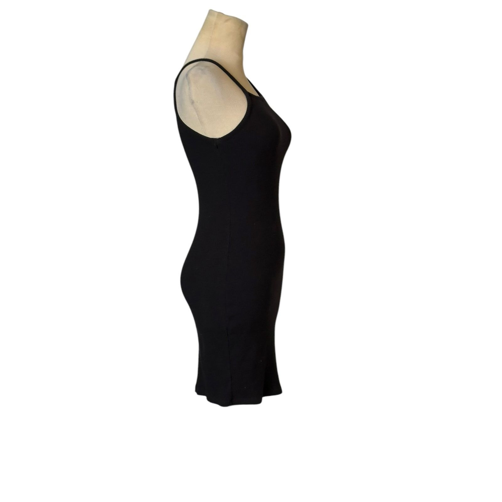 Bershka Bershka black ribbed tank mini dress size XS Size XS / US 0-2 / IT 36-38 - 13 Thumbnail