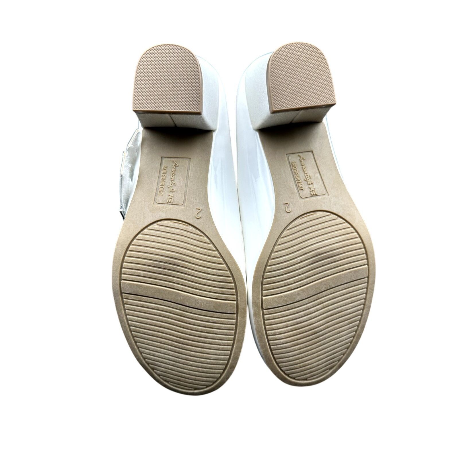 Other American Eagle Girls White Dress Shoe-Double Strap Mary Jane Size US 4 / IT 34 - 3 Thumbnail