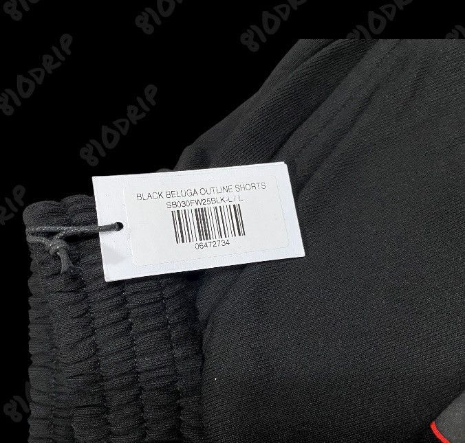 Sp5der Sp5der Beluga Outline Sweat Shorts (L) Size US 34 / EU 50 - 7 Thumbnail