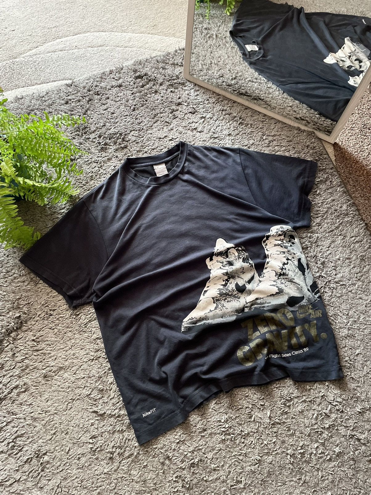 Nike × Vintage 00s Nike T-Shirt Streetwear Vintage Big Logo Swoosh Rare Size US L / EU 52-54 / 3 - 2 Thumbnail