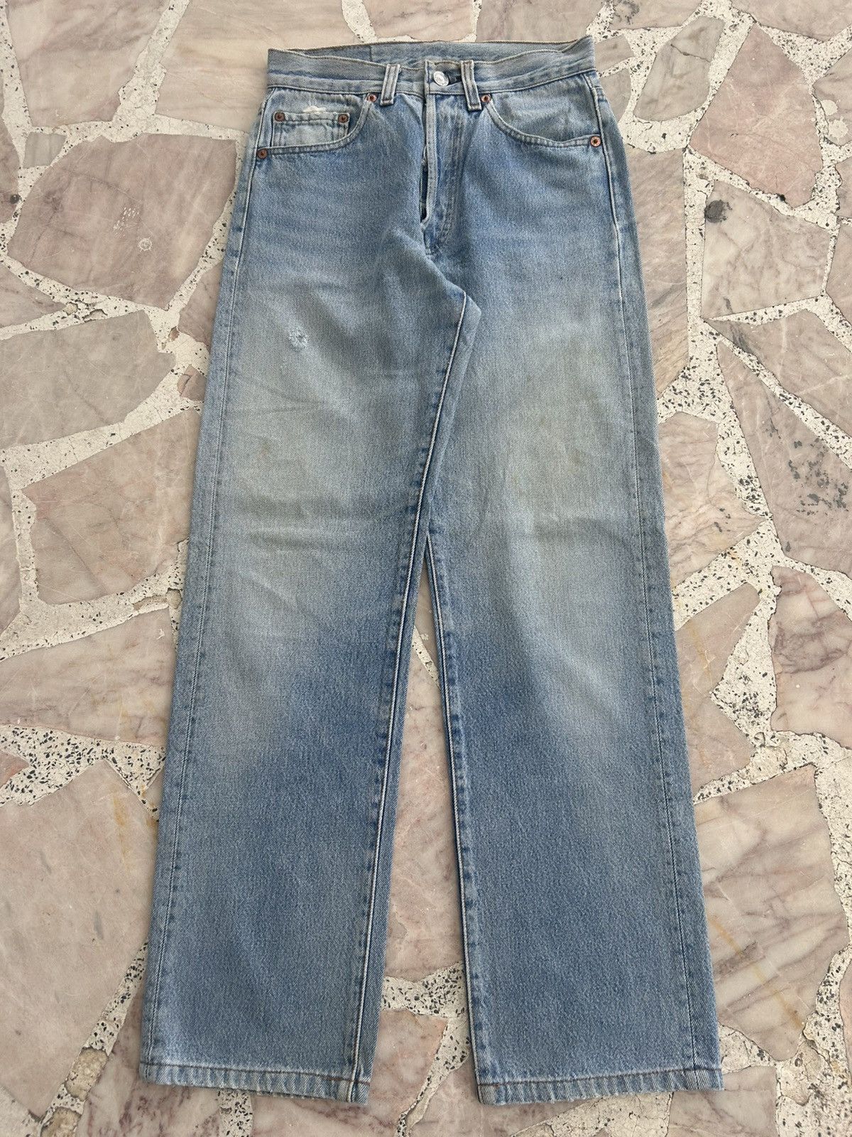 Levi's Levis Vintage 501xx Japan Ripped Jeans Size 24" / US 00 / IT 34 - 1 Thumbnail