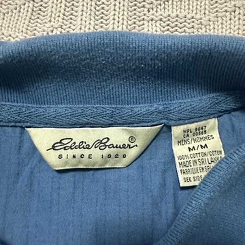 Eddie Bauer Eddie Bauer blue striped polo size M Size US M / EU 48-50 / 2 - 5 Thumbnail