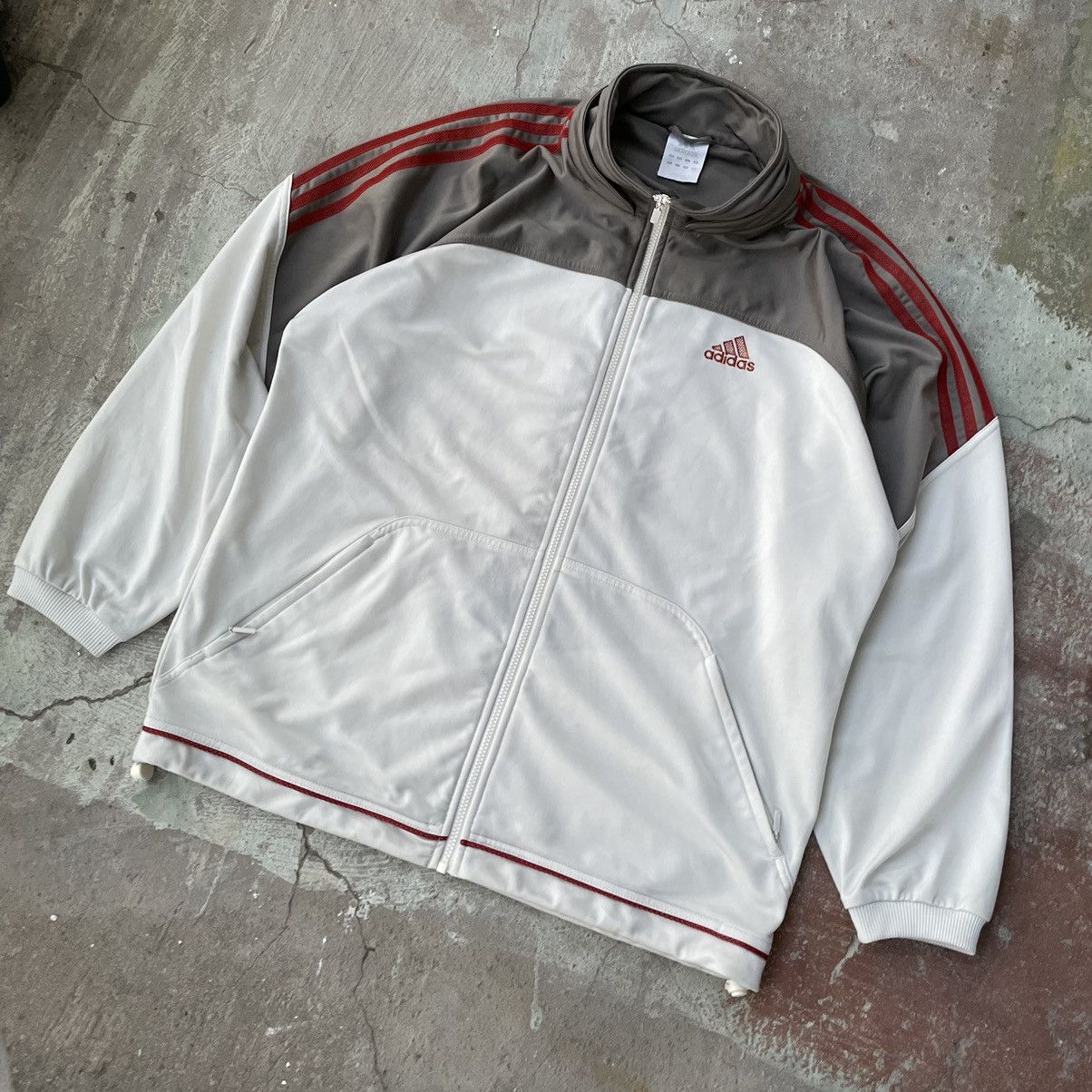 Adidas × Vintage VINTAGE 90’s Adidas light track jacket Size US M / EU 48-50 / 2 - 3 Thumbnail