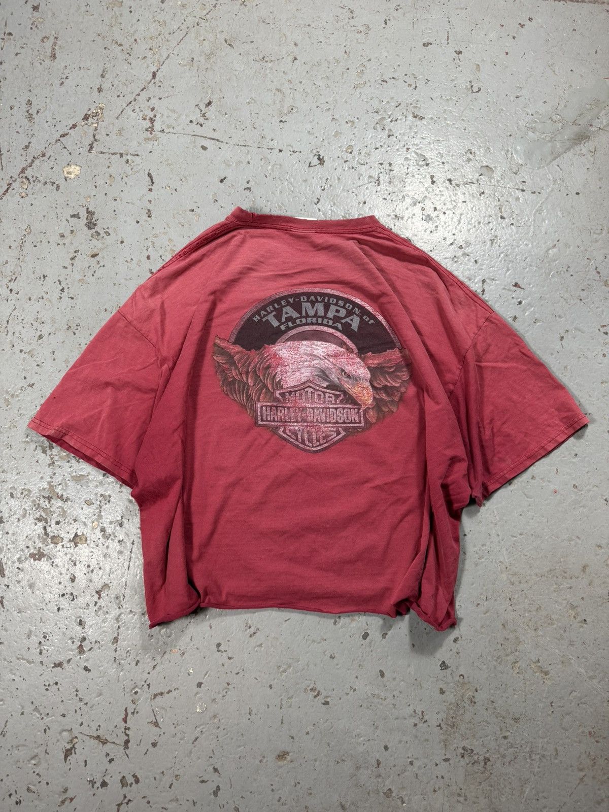 Vintage Vintage Thrashed Harley Davidson Tee Size US XL / EU 56 / 4 - 5 Thumbnail