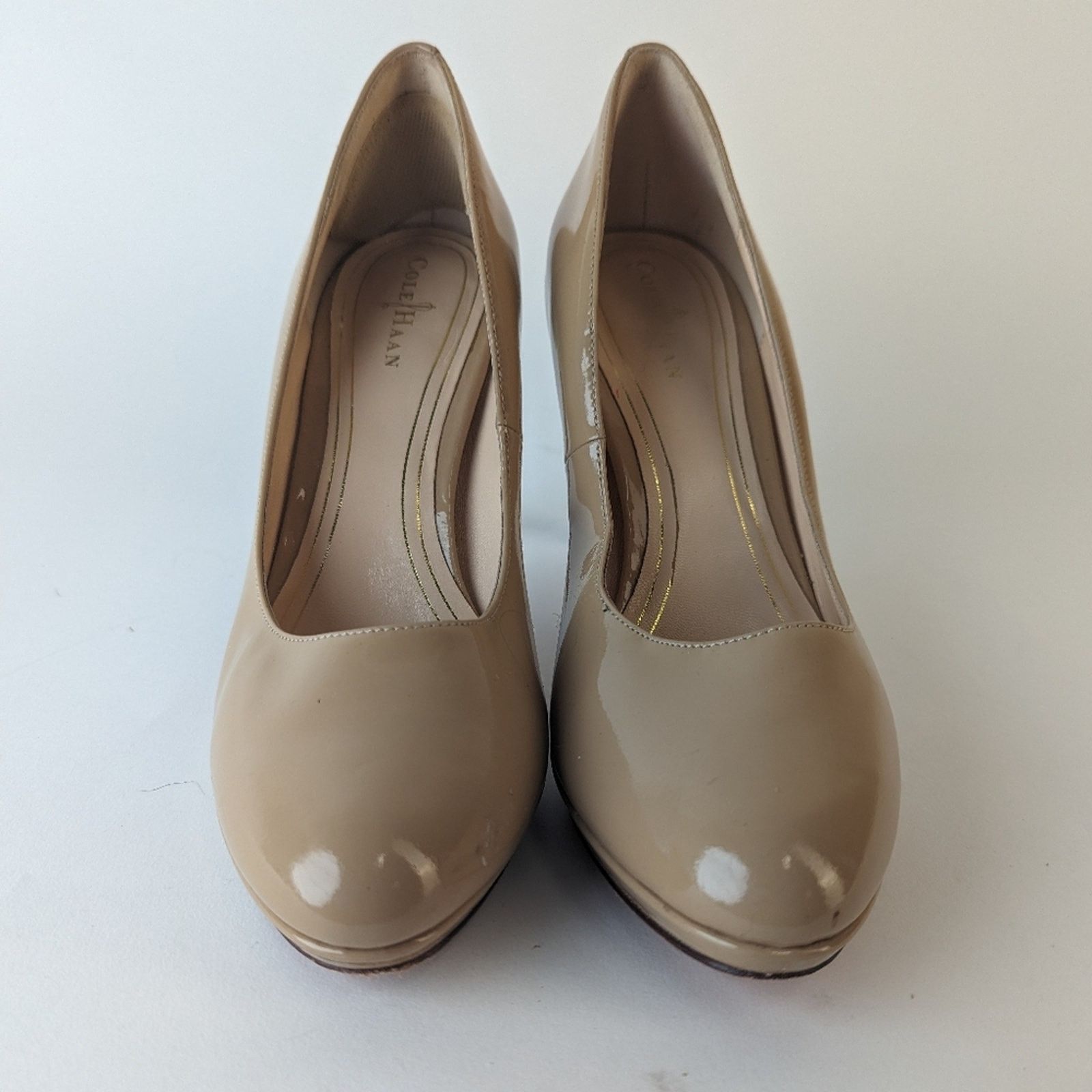 Nike Cole Haan x Nike Air Nude Patent Leather Platform Heels / 7 Size US 7 / IT 37 - 5 Thumbnail