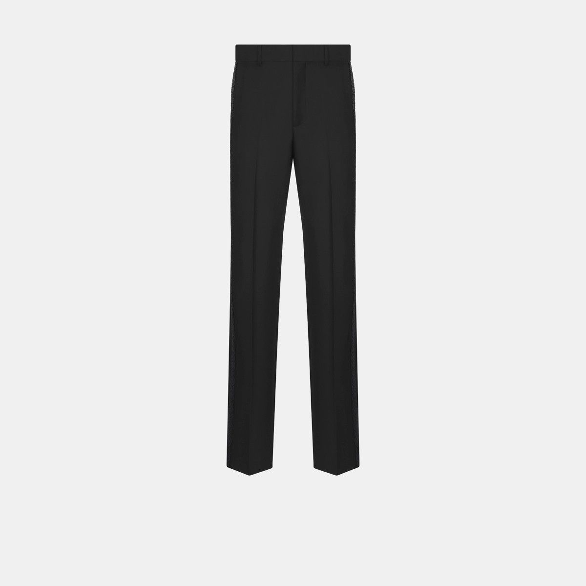 Dior o1w1db11024 CD Diamond Embroidered Pants in Black Size US 38 / EU 54 - 1 Thumbnail