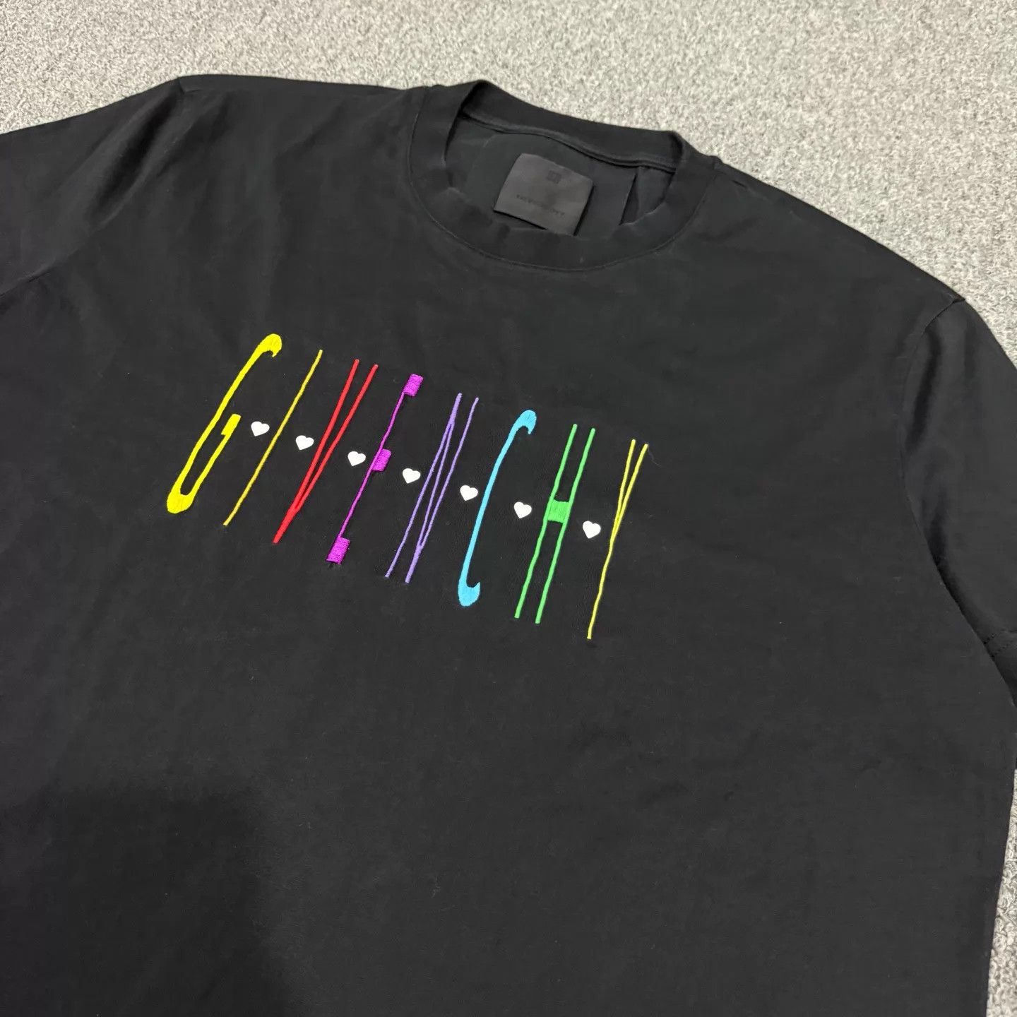 Givenchy Givenchy Color Letter Logo Short Sleeve Tee XXL 99 New Size XXL / US 16-18 / IT 52-54 - 3 Thumbnail
