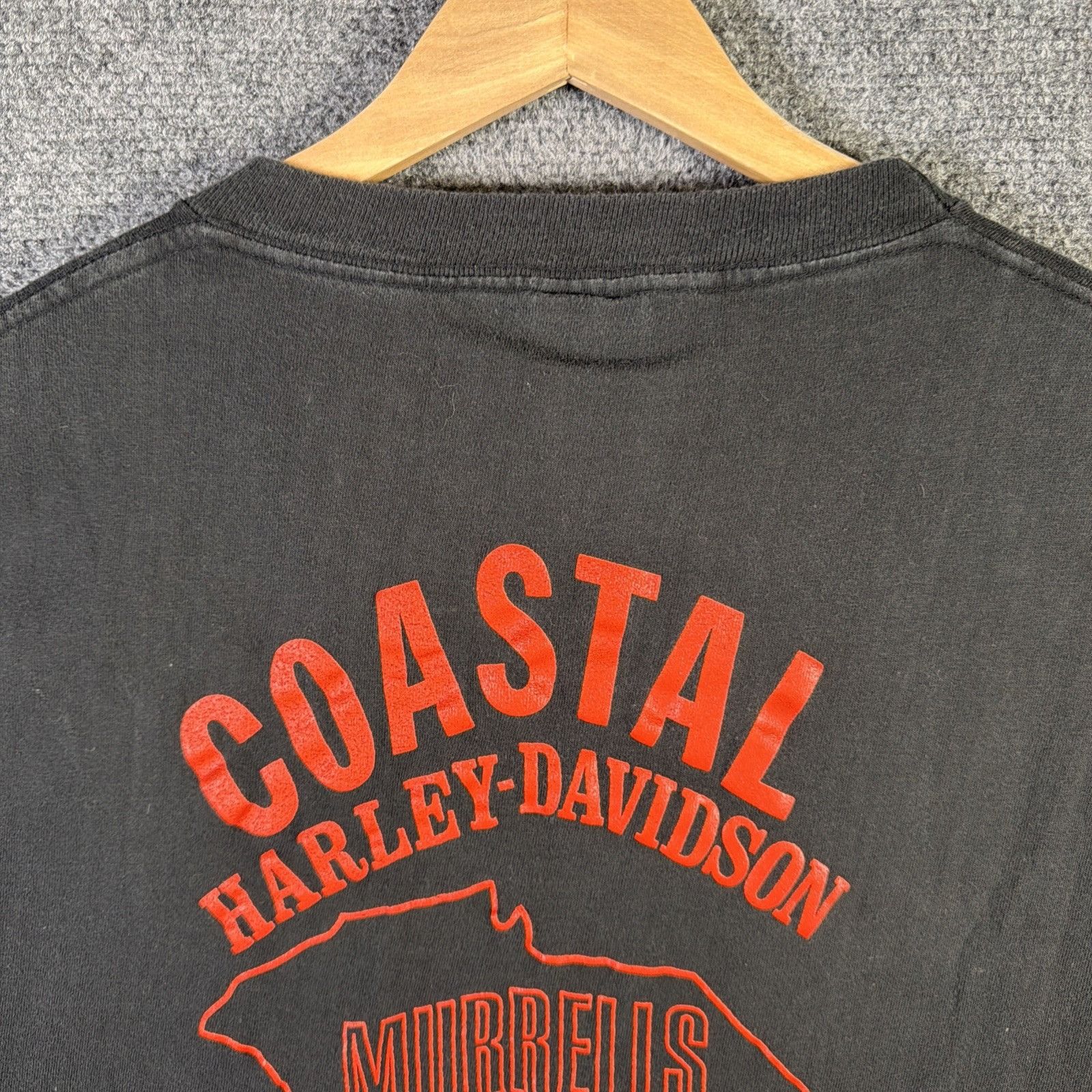 Harley Davidson Vintage Harley Davidson Shirt Mens Large Black 80s 3D Emblem Size US L / EU 52-54 / 3 - 9 Thumbnail
