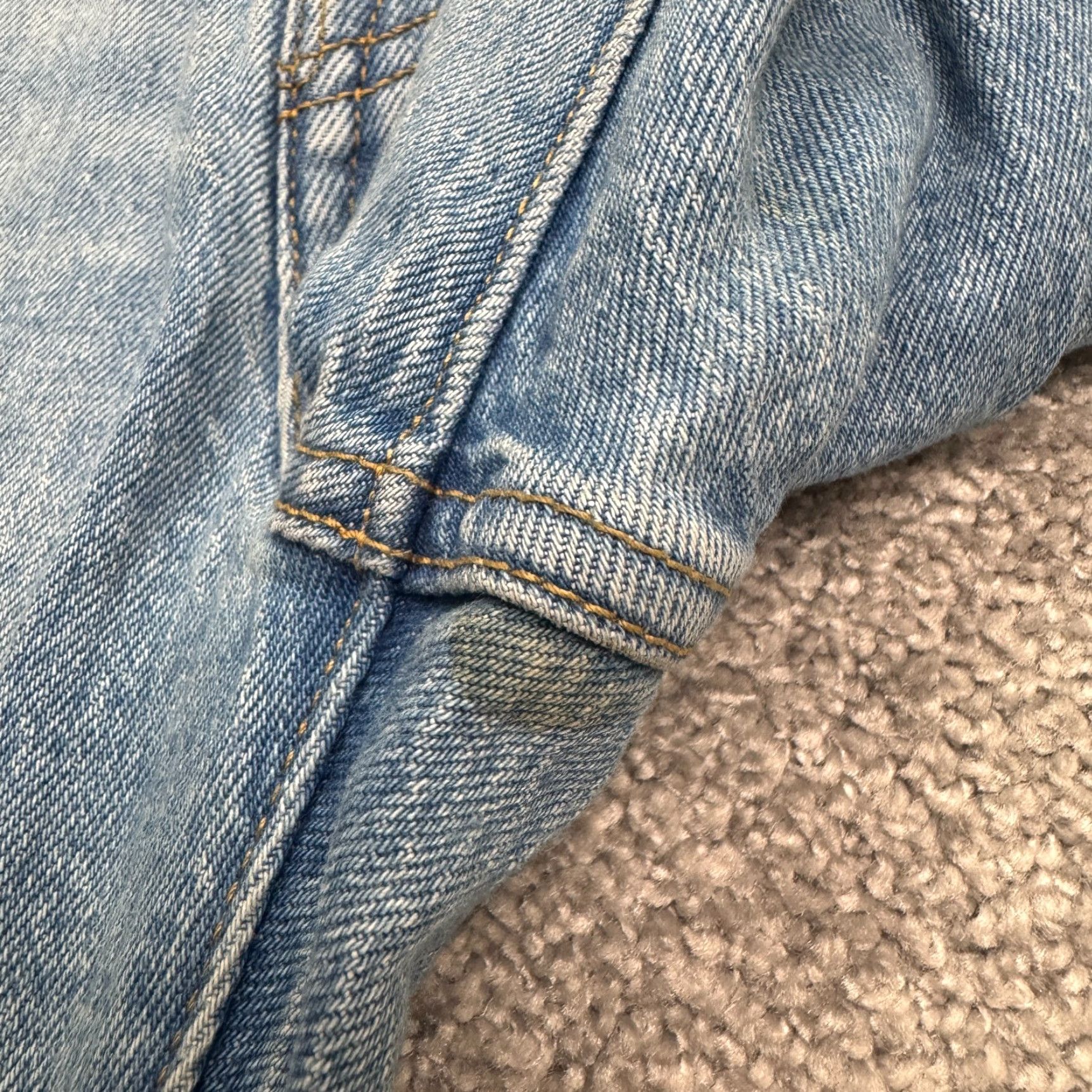 Levi's Levi's Premium Wedgie Straight Leg Jeans Button Fly Denim Womens 26 High Rise Size 26" / US 2 / IT 38 - 6 Thumbnail