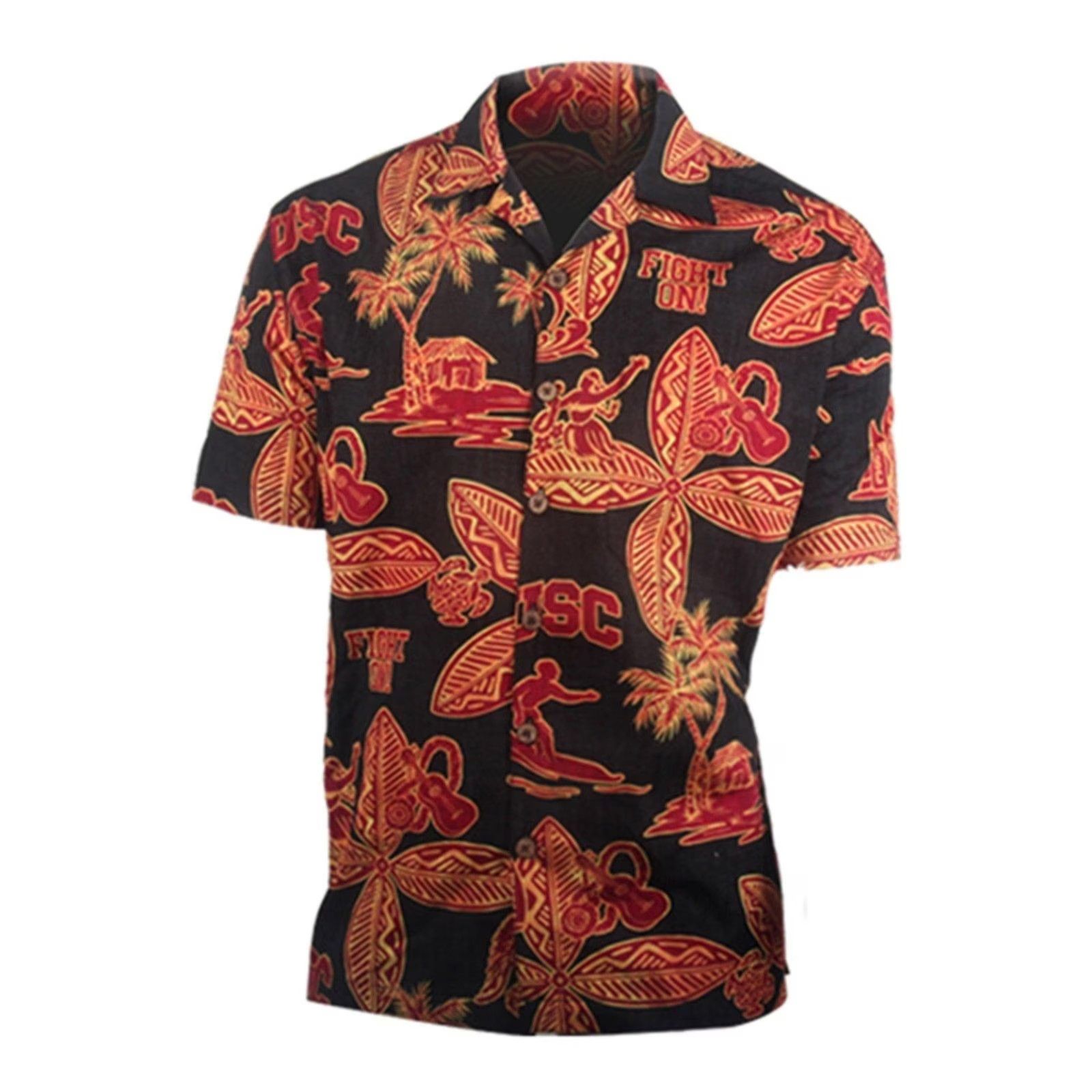 Other USC Team Trojans NCAA Luau Hawaiian Surfing Button Up Sz. M Size US M / EU 48-50 / 2 - 2 Thumbnail