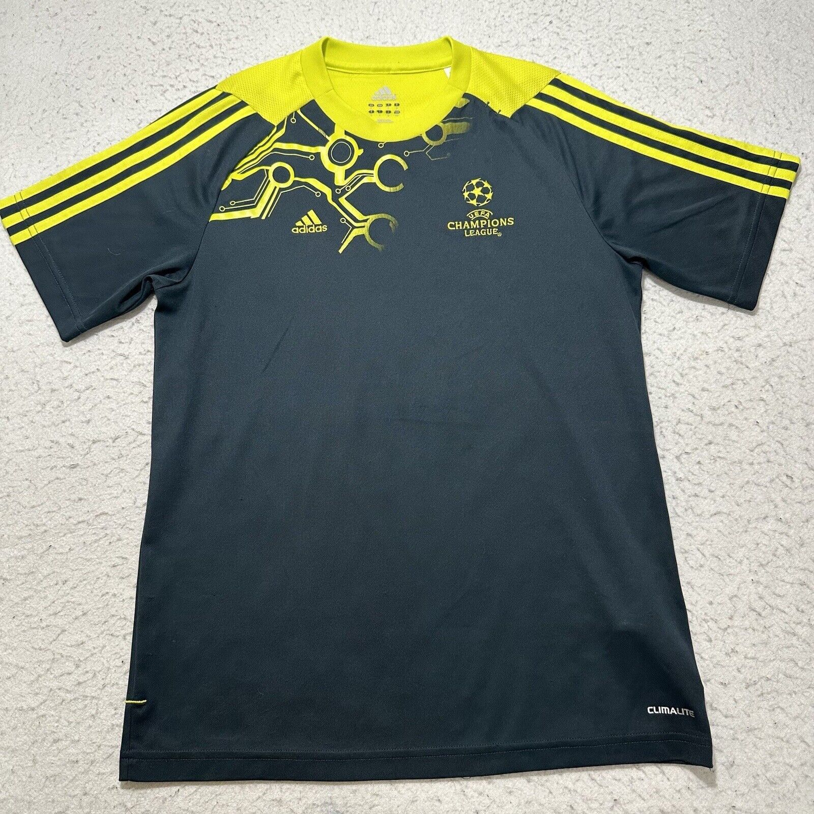 Adidas Adidas Small ClimaLite T Shirt UEFA Champions League Tee Size US S / EU 44-46 / 1 - 1 Thumbnail
