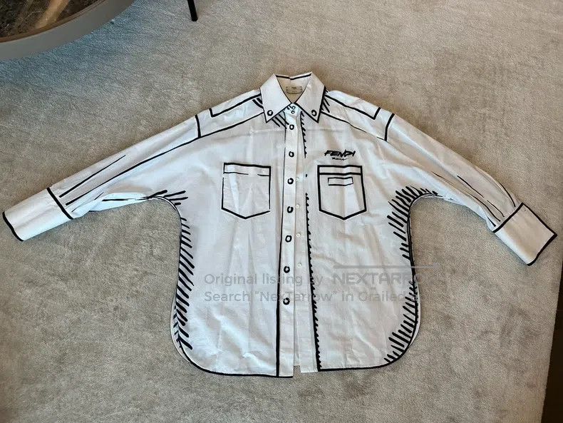 Fendi Fendi Show Theme Shirt Size S / US 4 / IT 40 - 5 Thumbnail