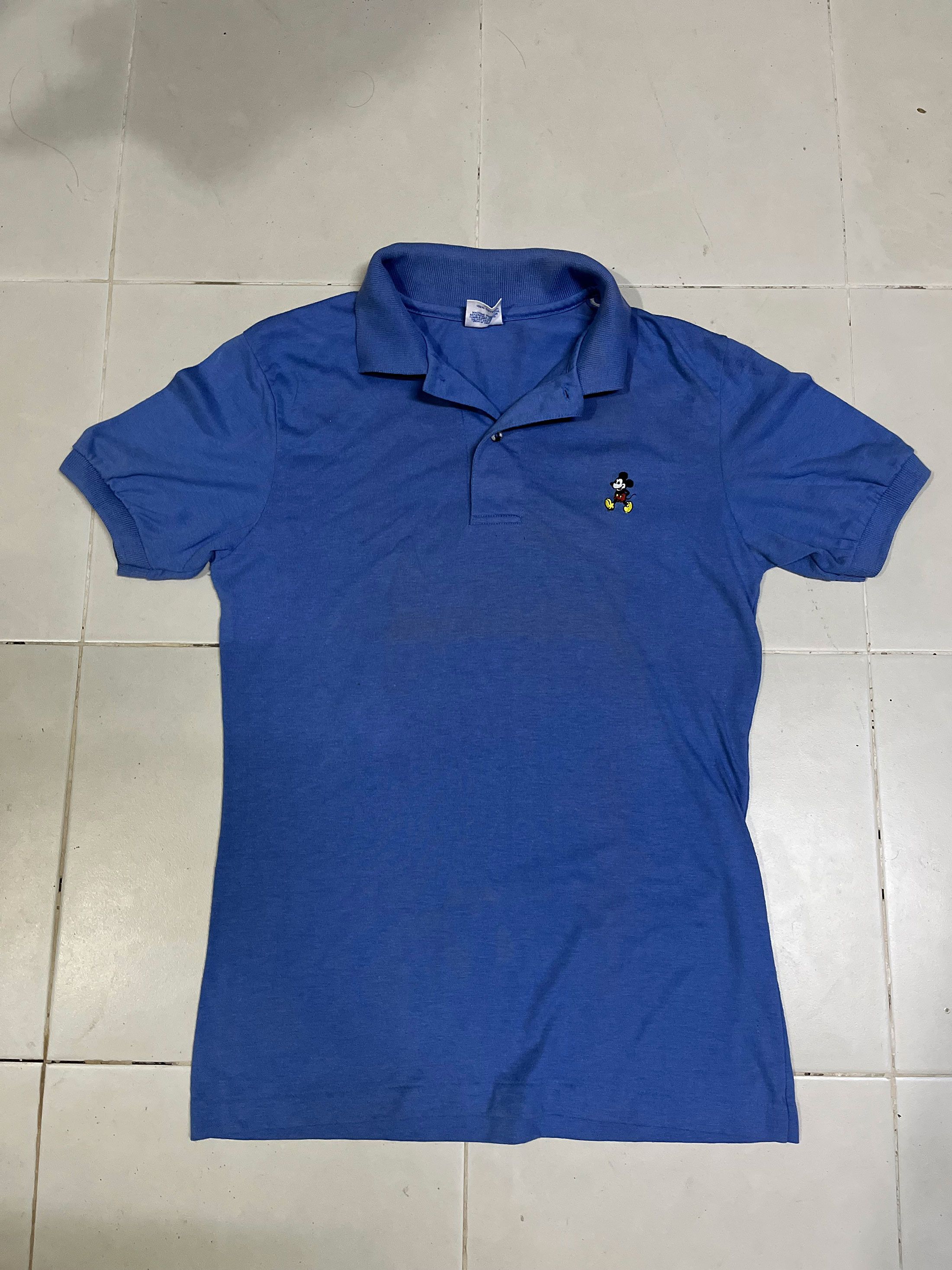 Arts & Science × Sci-Fi Fantasy Vintage Disney Mickey Mouse Short Sleeve Polos 70s 80s 90s Size US S / EU 44-46 / 1 - 1 Thumbnail