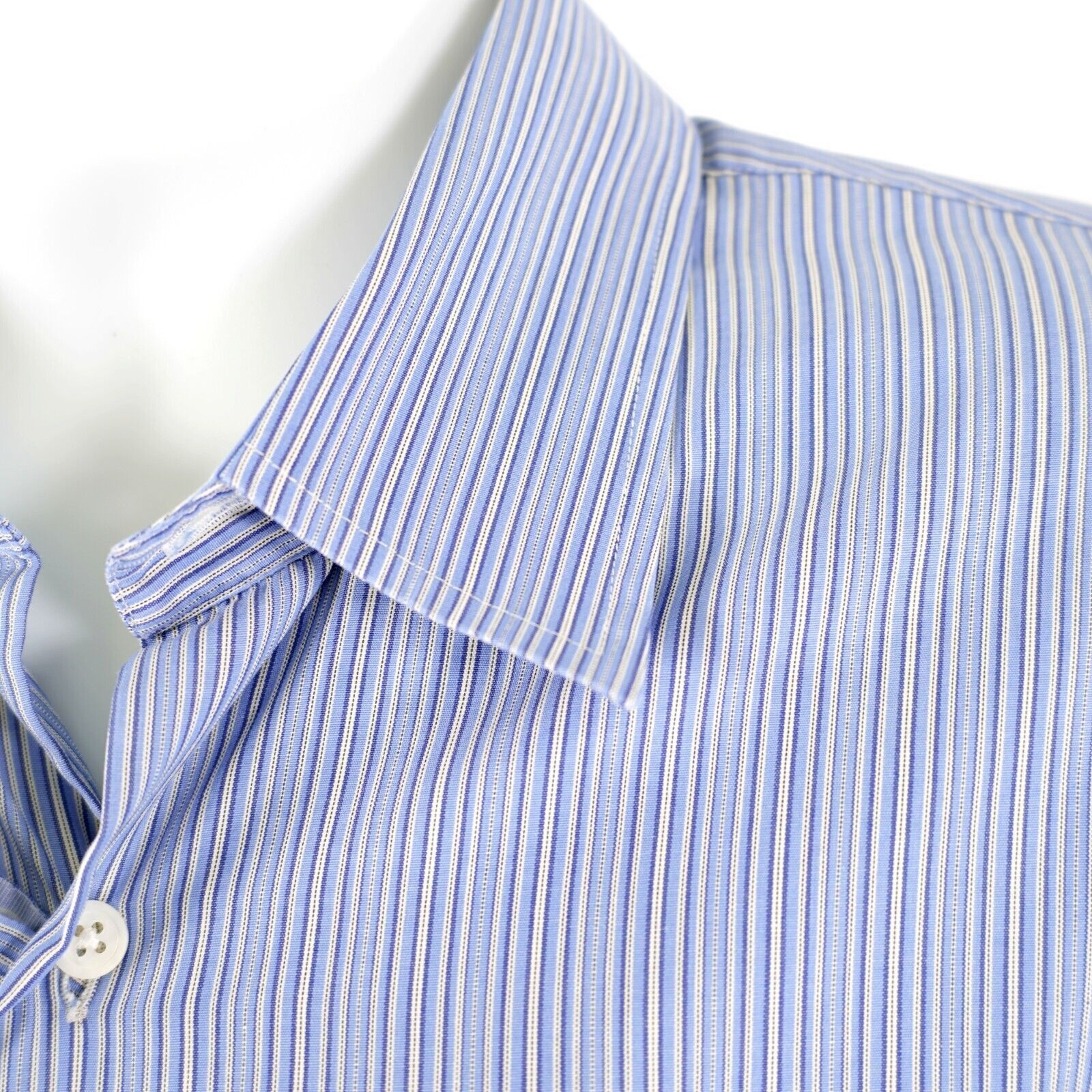 Banana Republic DAMAGED Banana Republic Blue Striped Large Pocket Button Fro Size US L / EU 52-54 / 3 - 2 Thumbnail