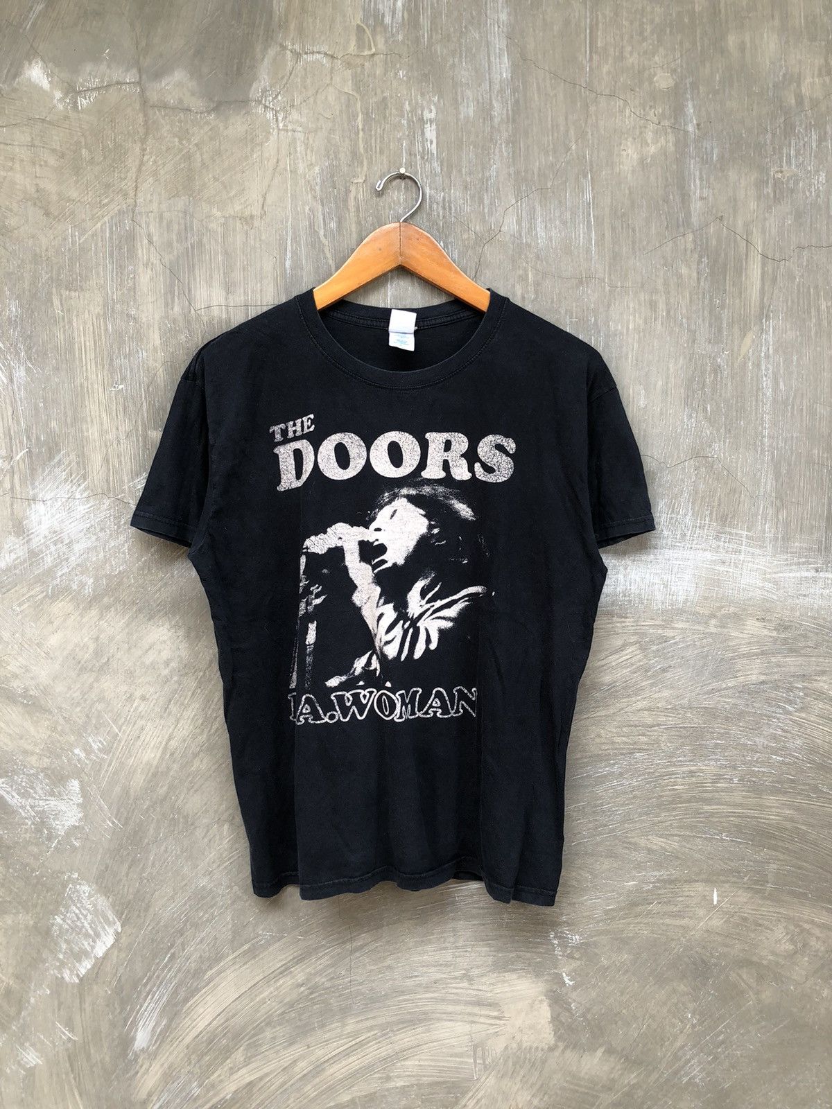 Band Tees The Doors La Women Mens Build Up T-shirt Size US L / EU 52-54 / 3 - 1 Thumbnail