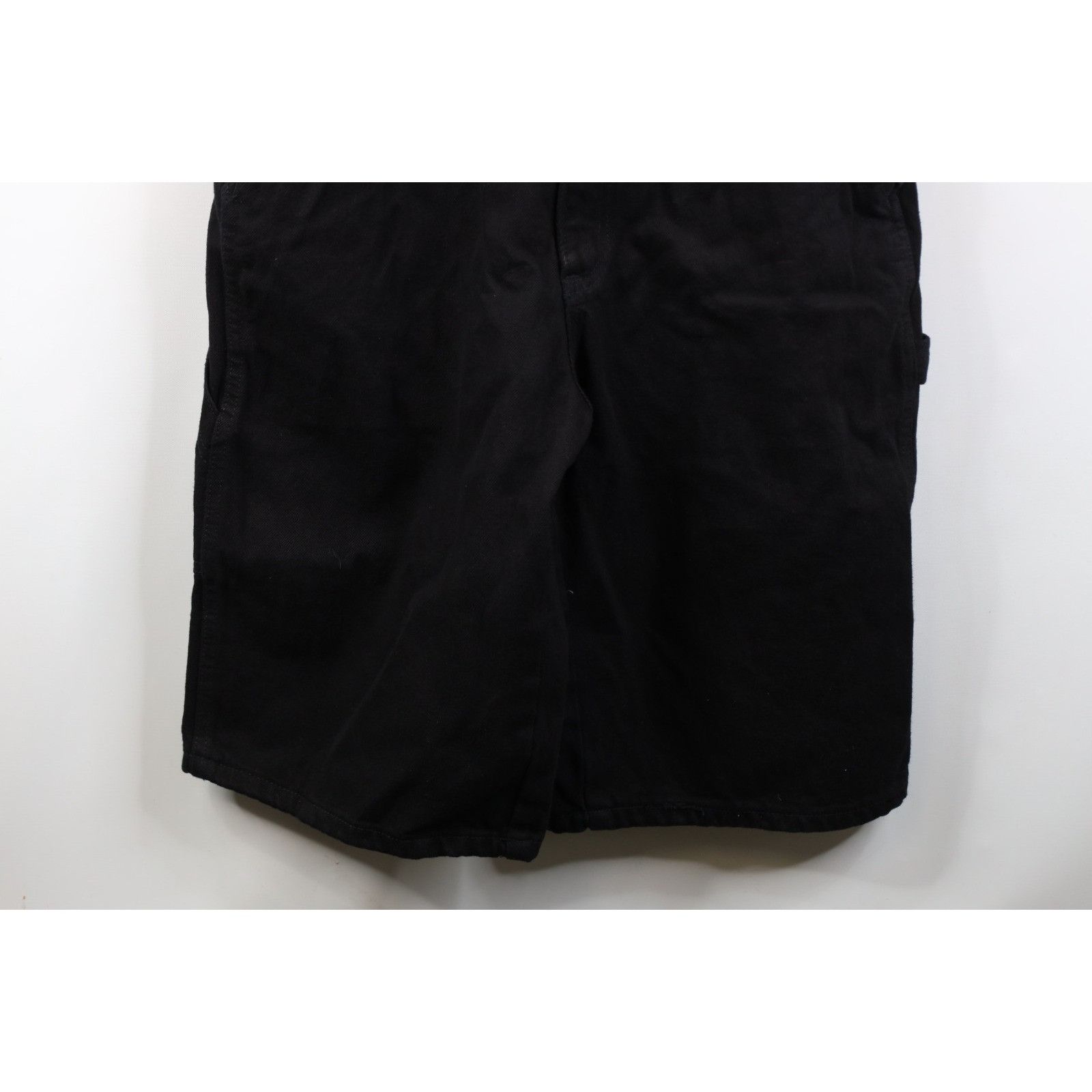 Vintage Deadstock Vintage 90s Streetwear Baggy Denim Jean Shortalls Size 28" / US 6 / IT 42 - 4 Thumbnail