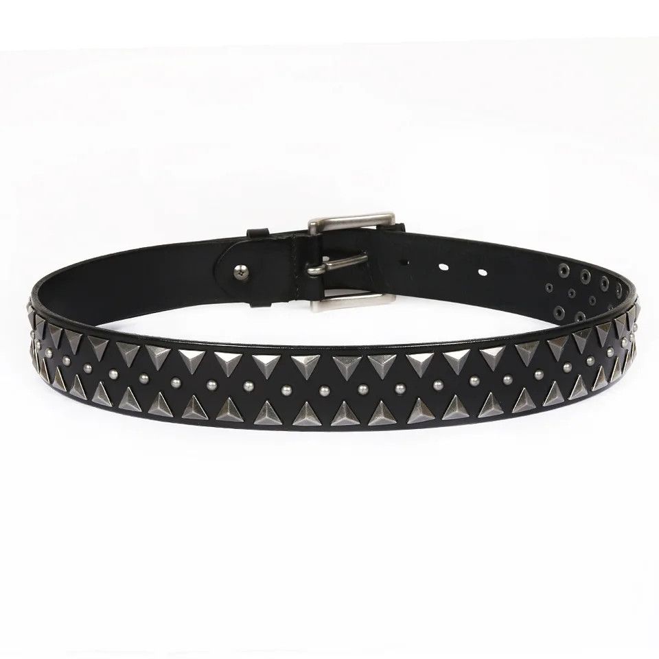 Japanese Brand Men stud buckle belt Size ONE SIZE - 3 Thumbnail
